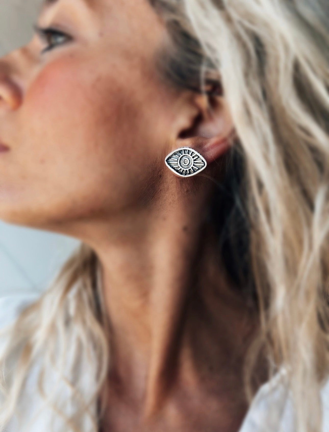 Rosetta Evil Eye earrings