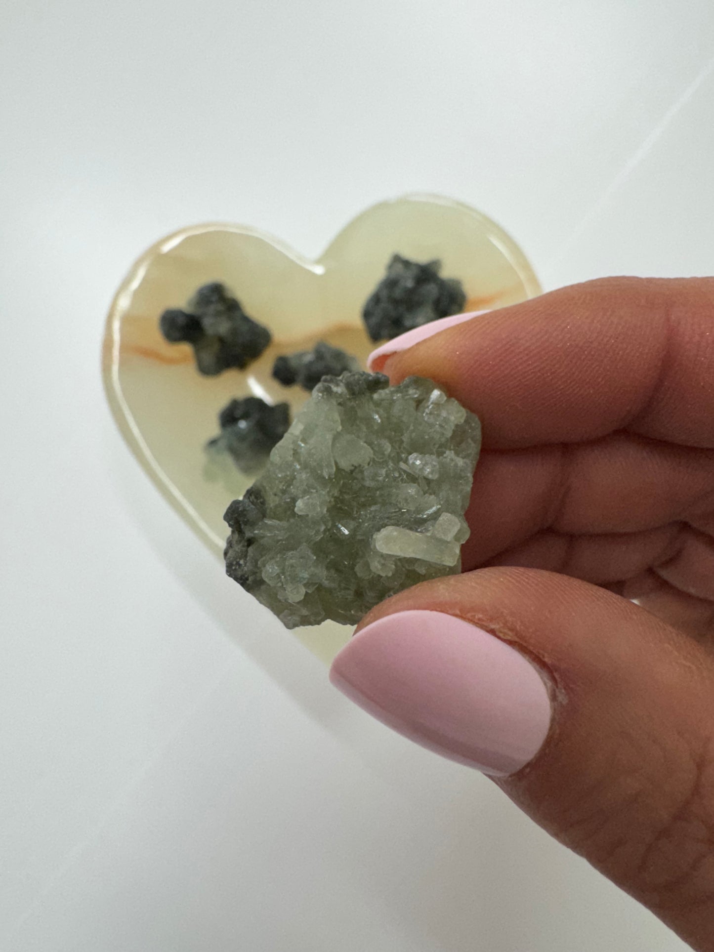 Prehnite Mini Clusters