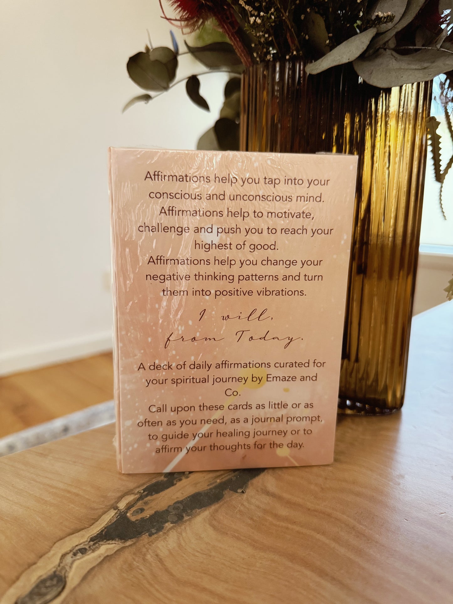 I will from today - affirmation card deck