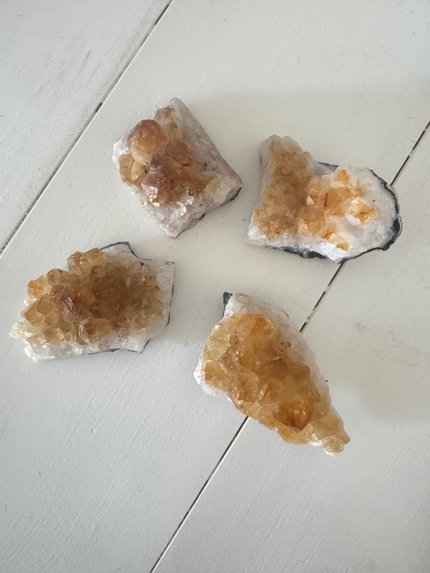Mini Citrine Clusters