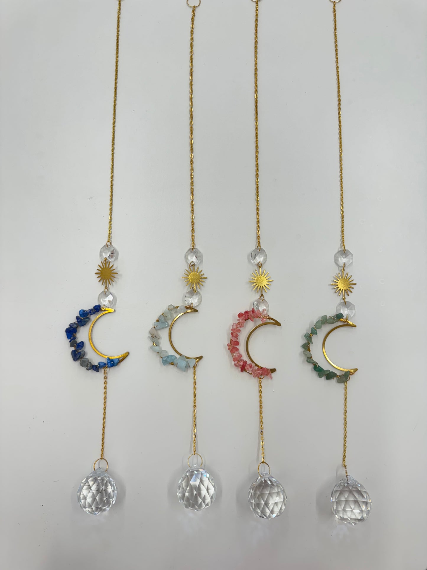 Crystal moon Suncatchers