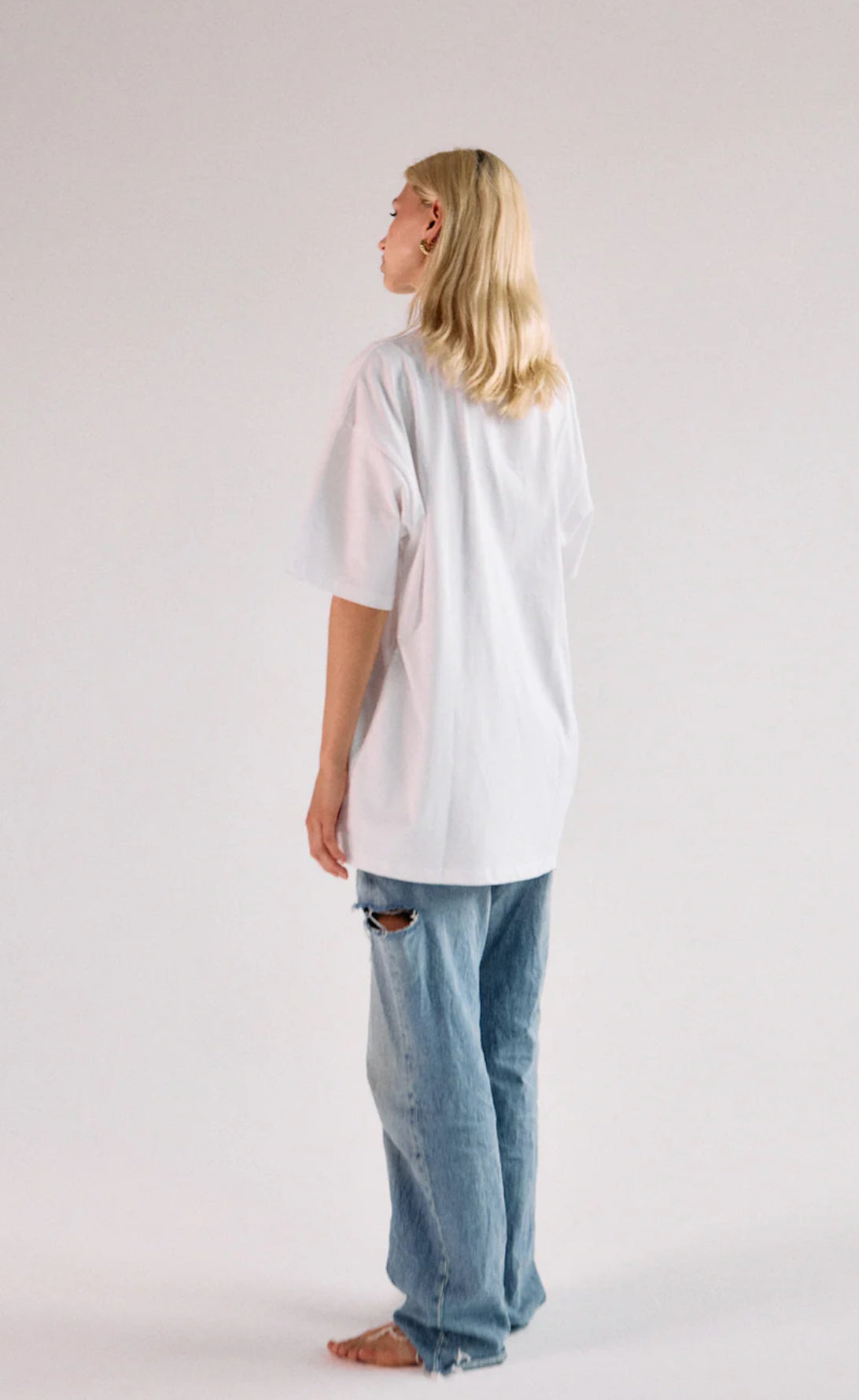 SŚAINT LOGO TEE - White