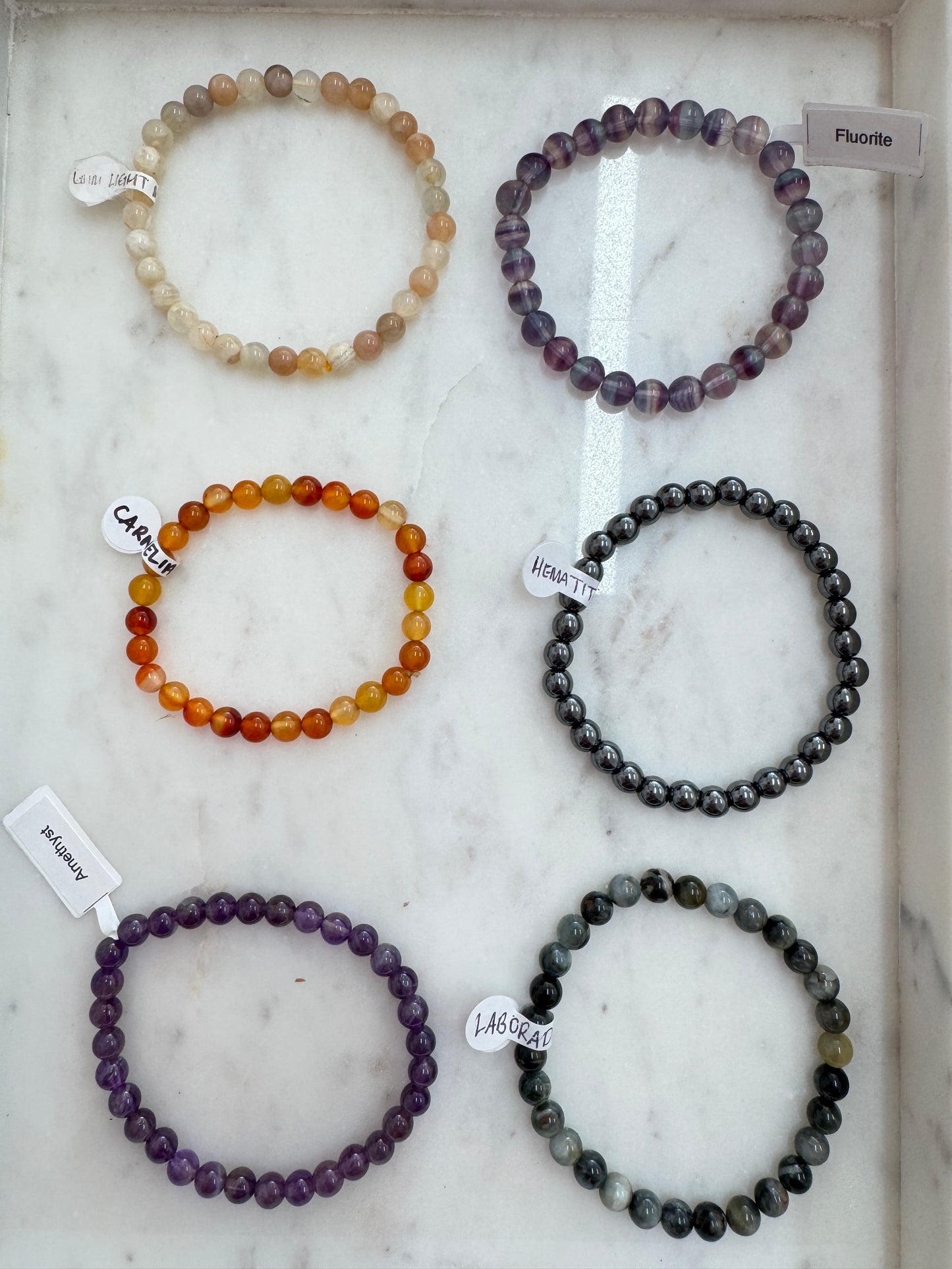6mm Bead Bracelets