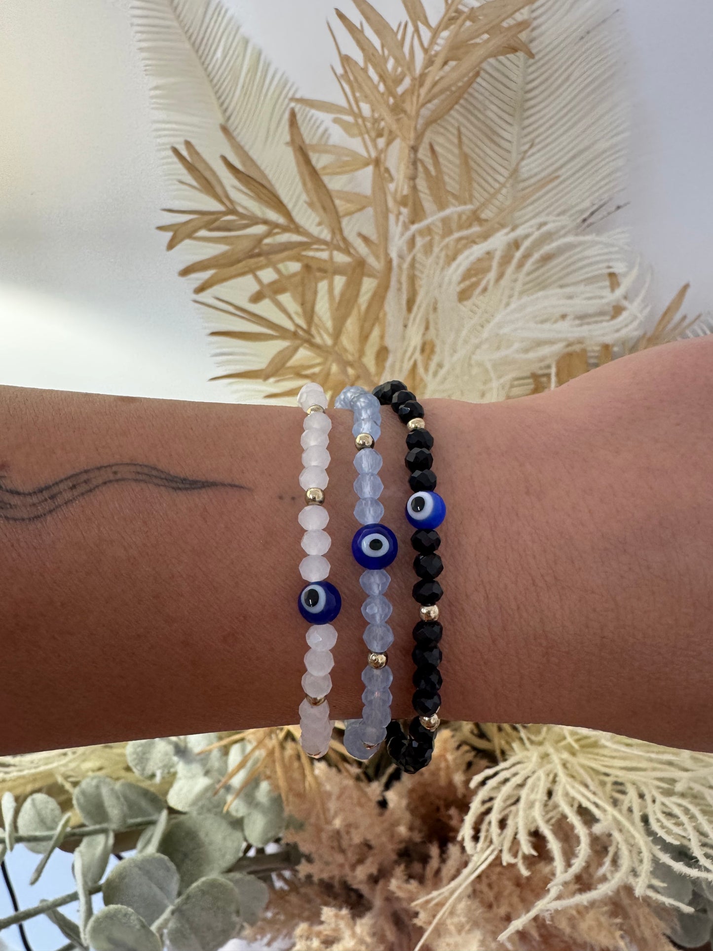 Evil Eye Beaded Bracelet