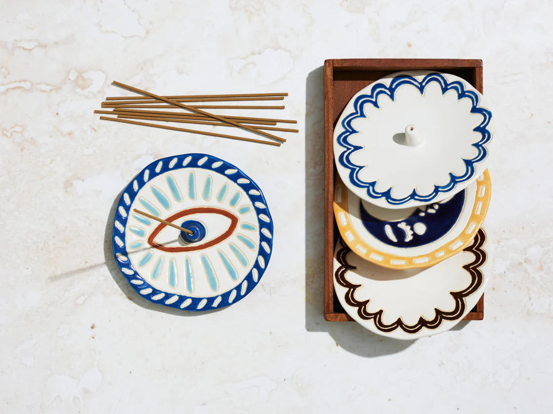 BROWN SOLSTICE INCENSE BURNER