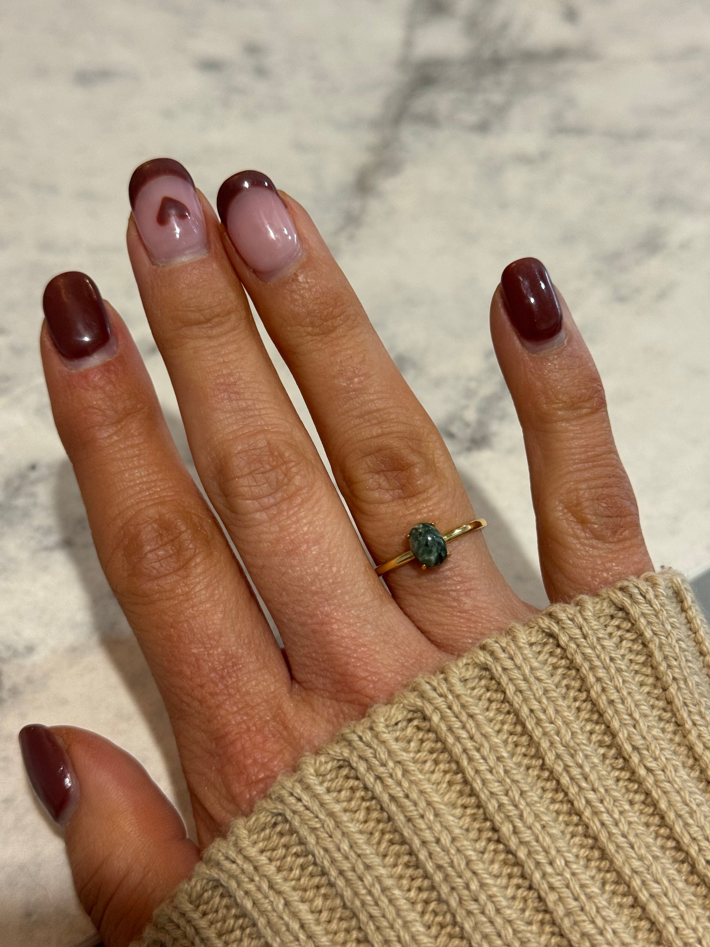 Adjustable Crystal Rings