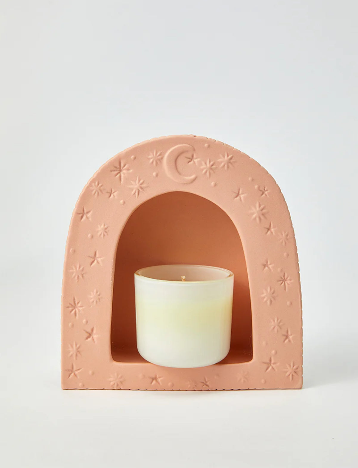 Luna Wall Shelf - White & Clay