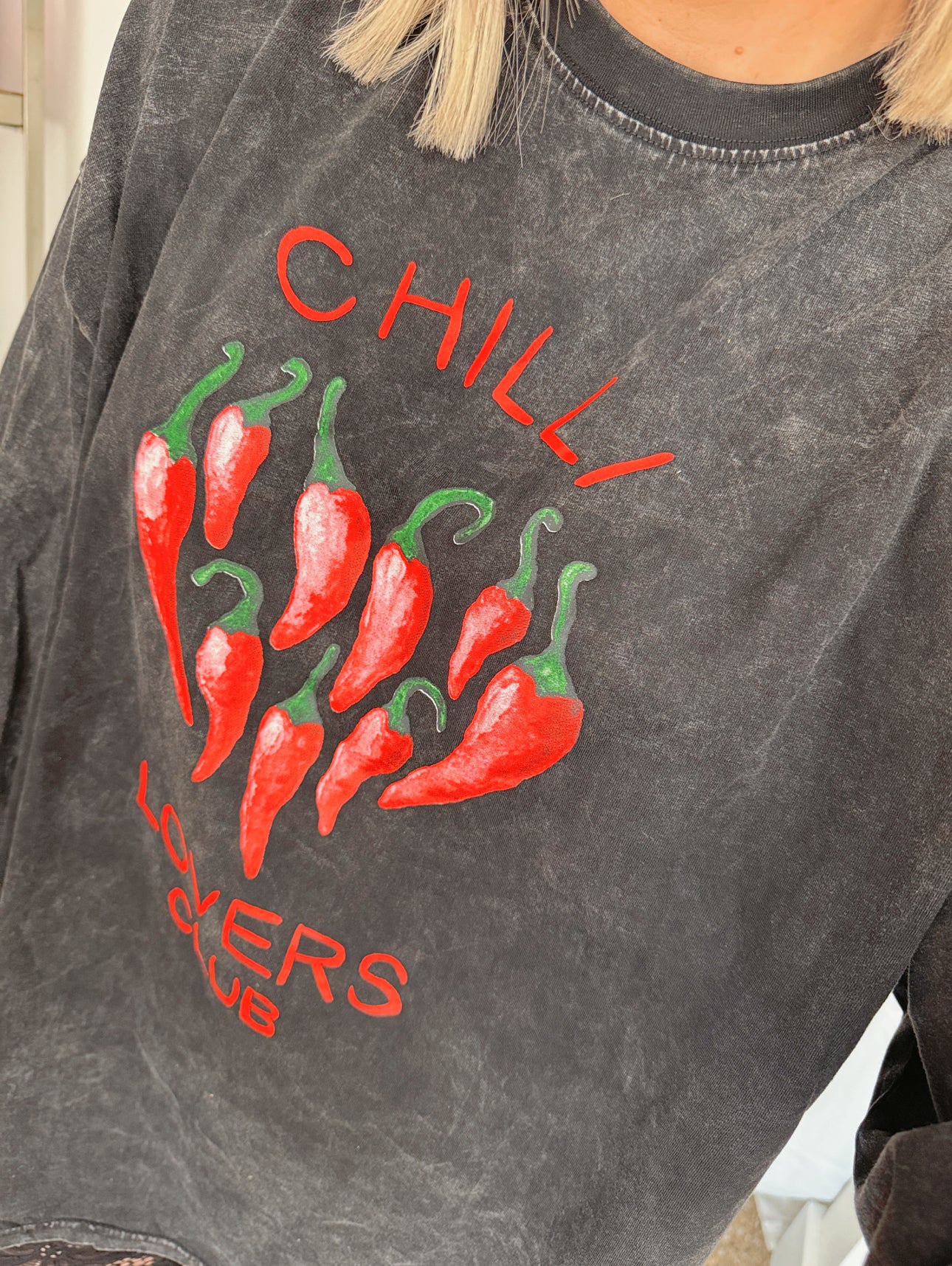 Chilli Lovers Club long sleeve tee
