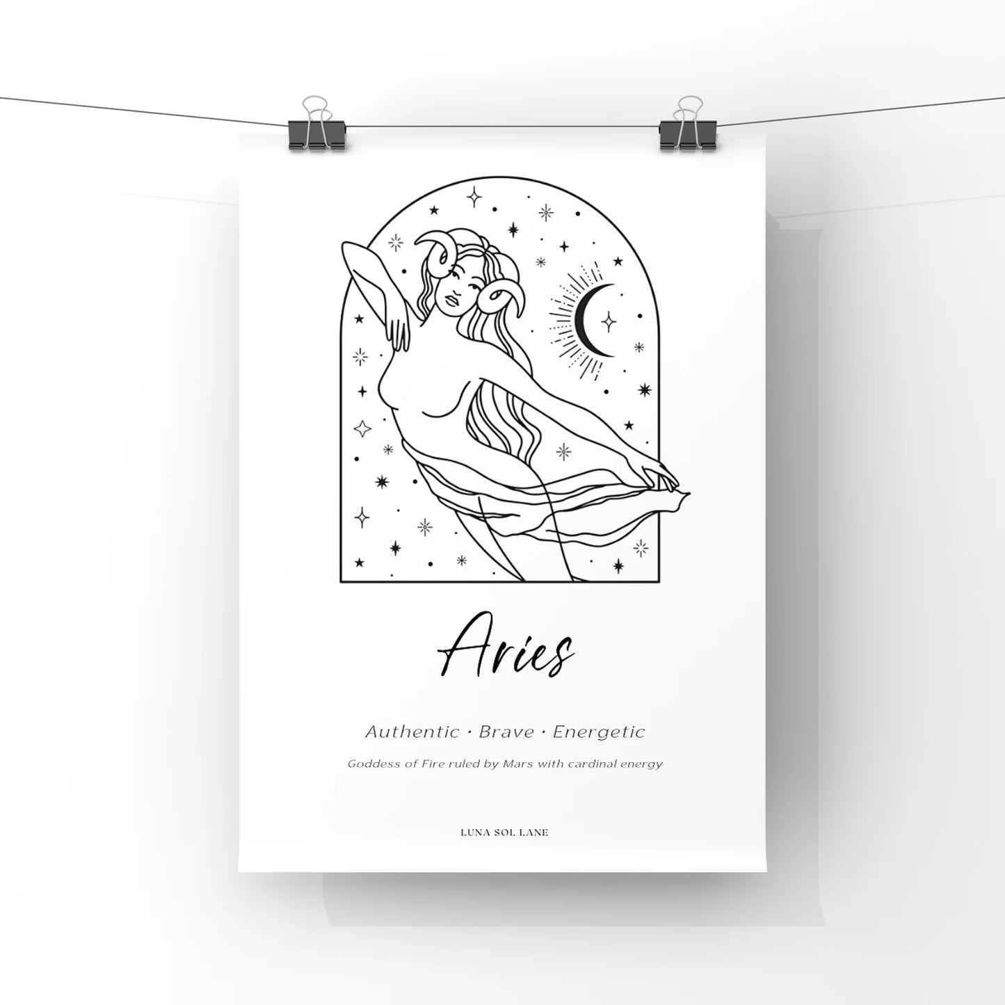 Goddess of the Zodiac - Wall Prints
