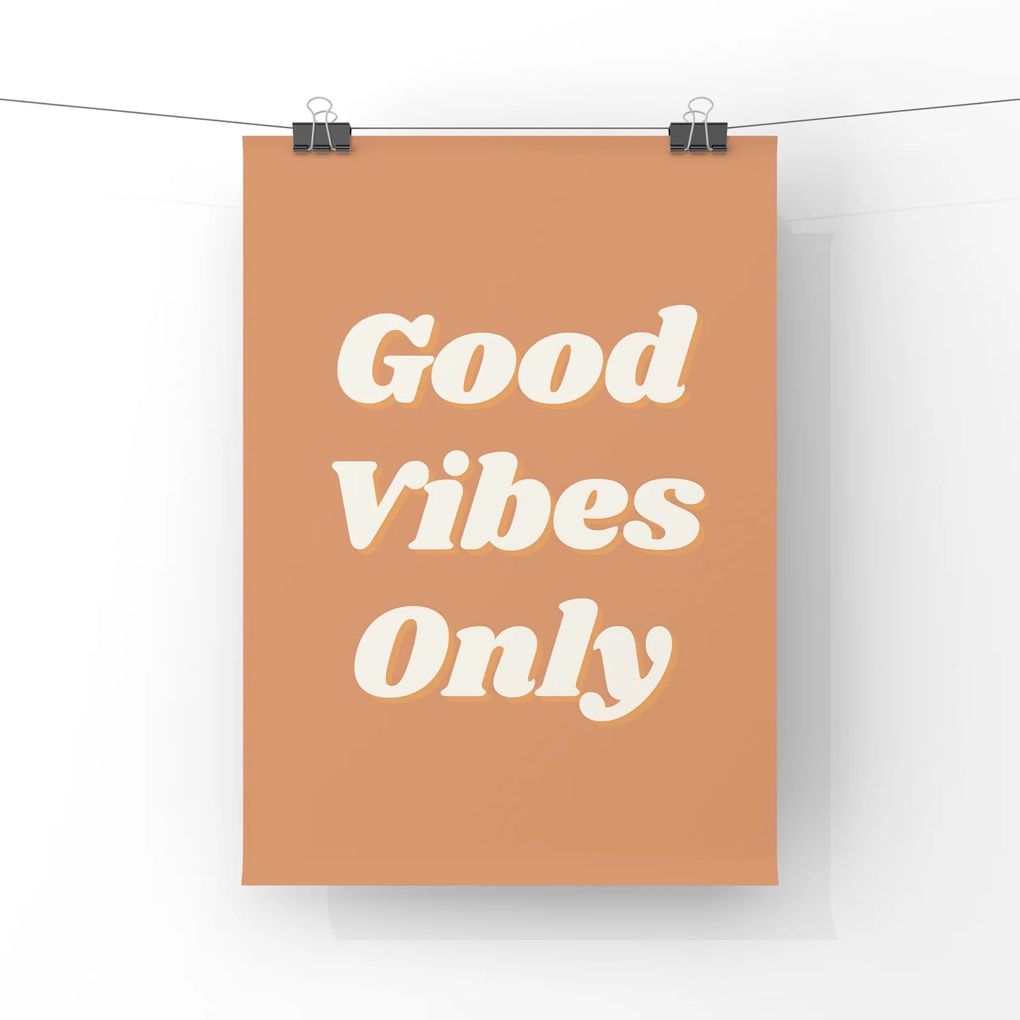 Good Vibes Only Wall Print