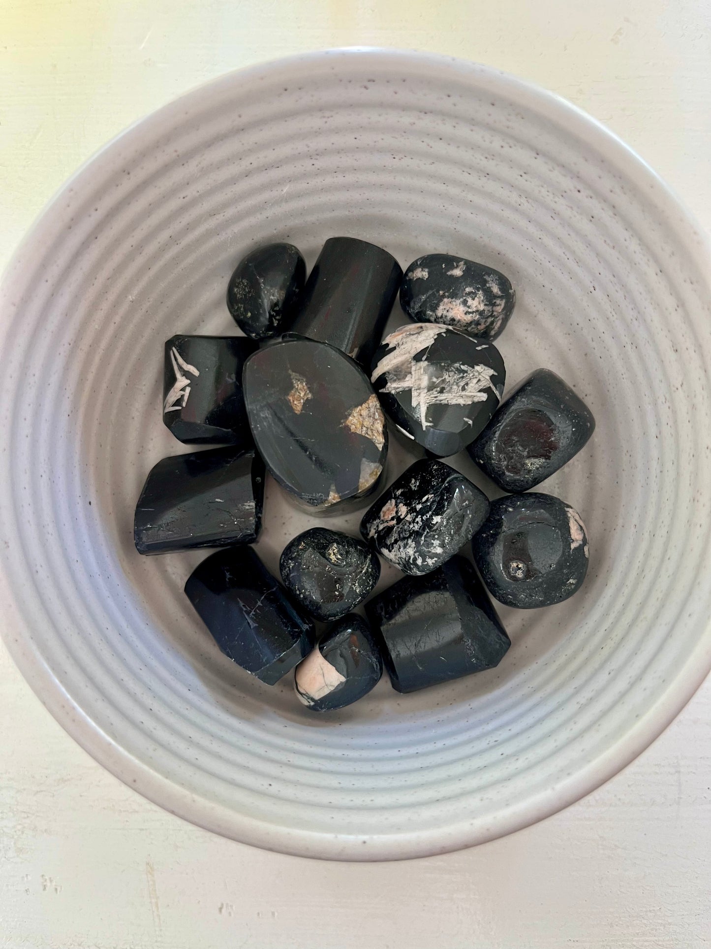 Black Tourmaline Tumble Stones