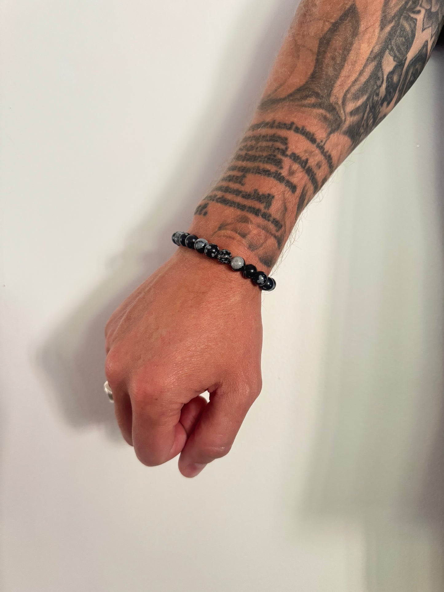 Mens Crystal beaded bracelets