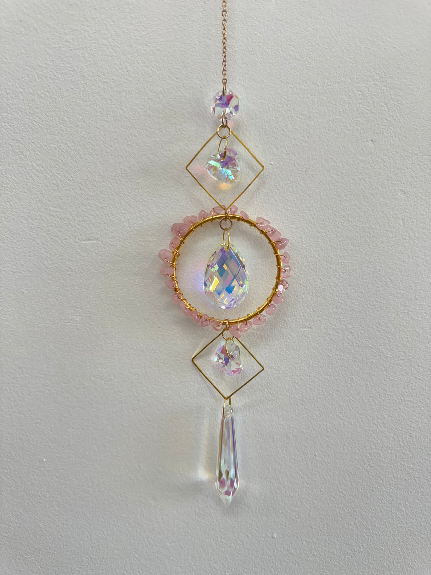 Circle Crystal suncatcher