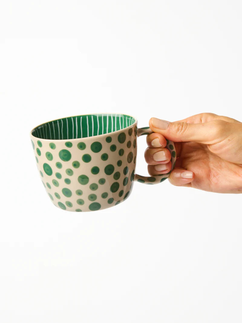 CHINO MUG - GREEN SPOT
