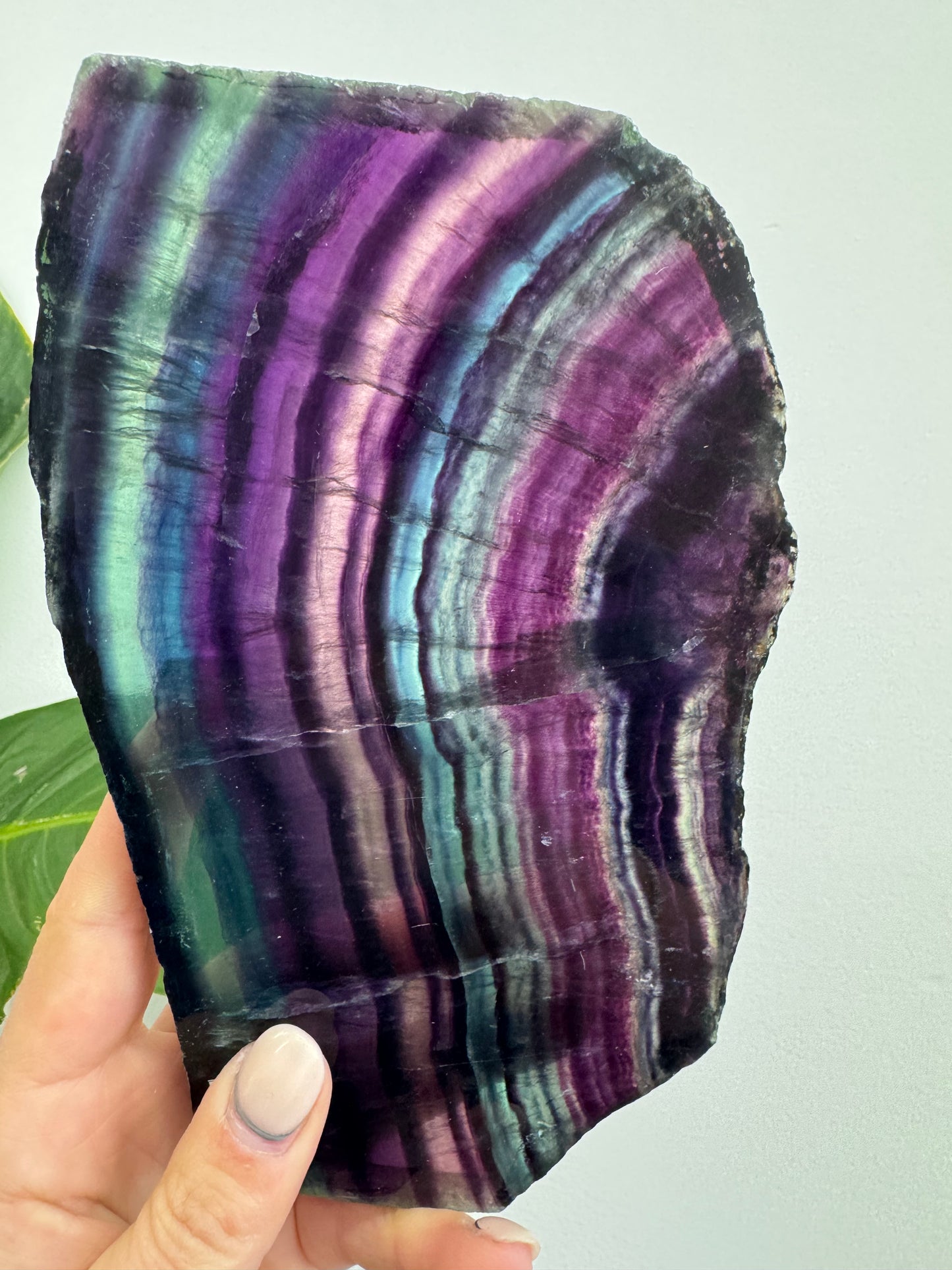 Rainbow Fluorite Slab