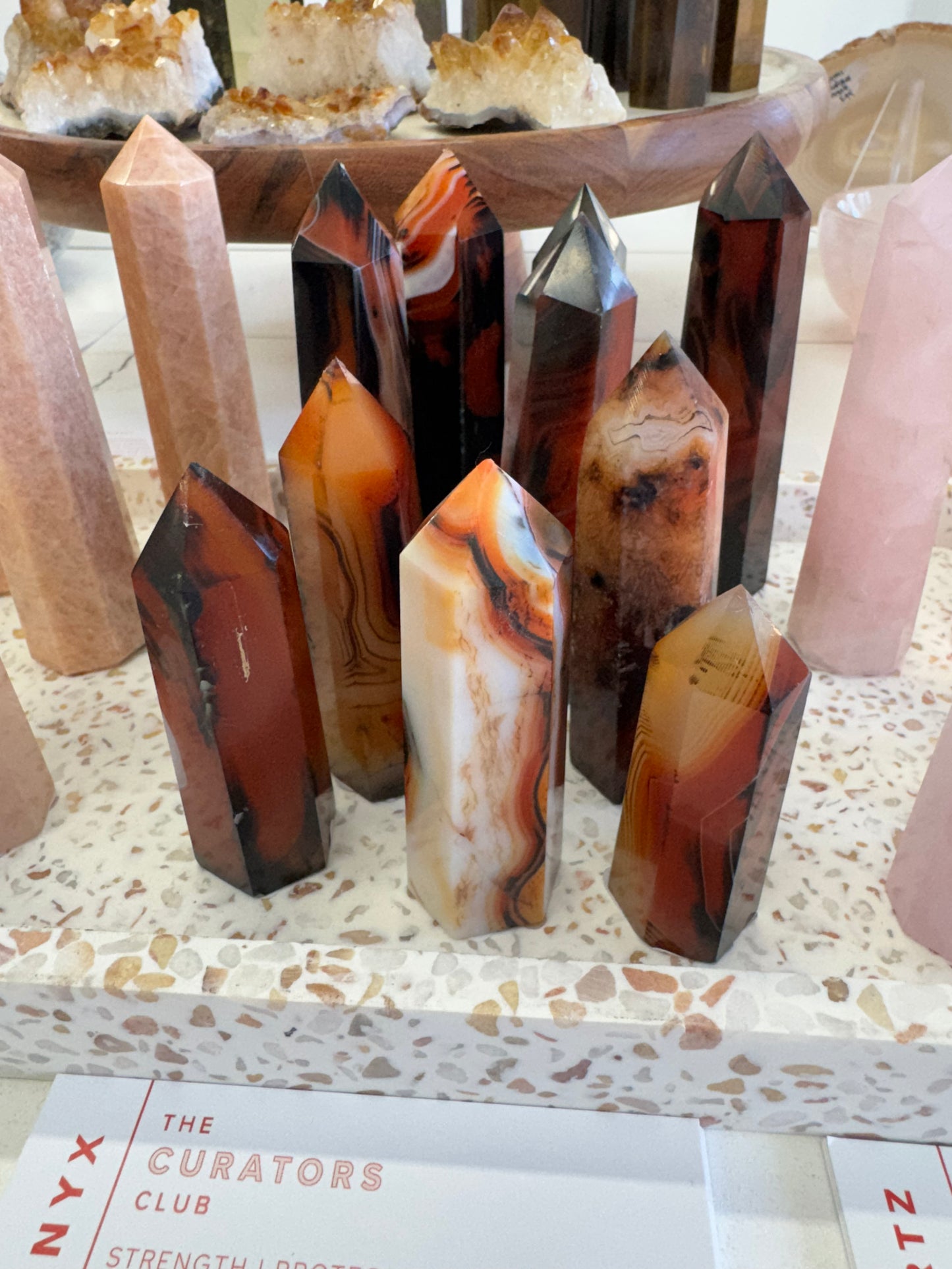 Sardonyx Agate Points