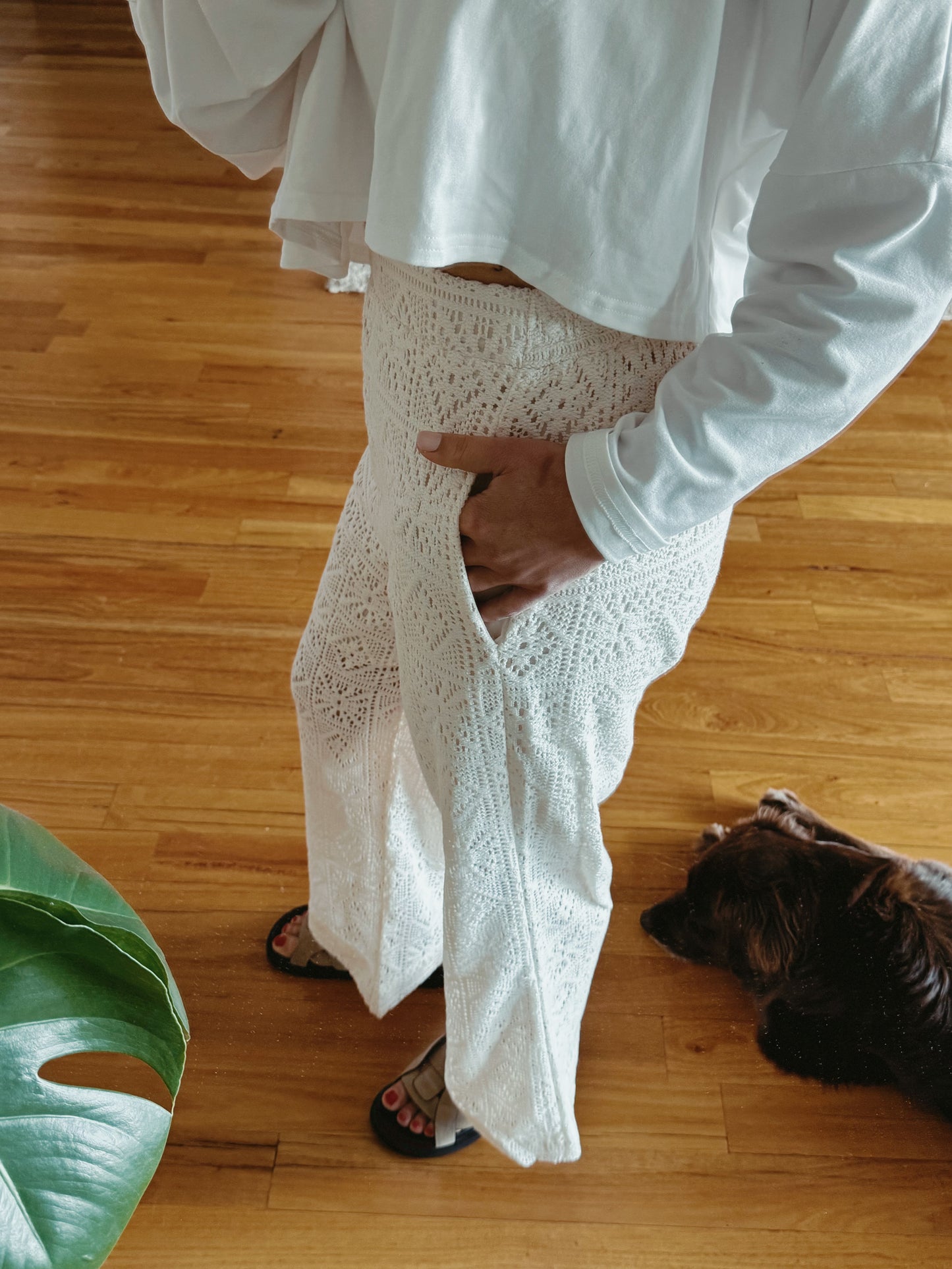 Spellbound crochet pants