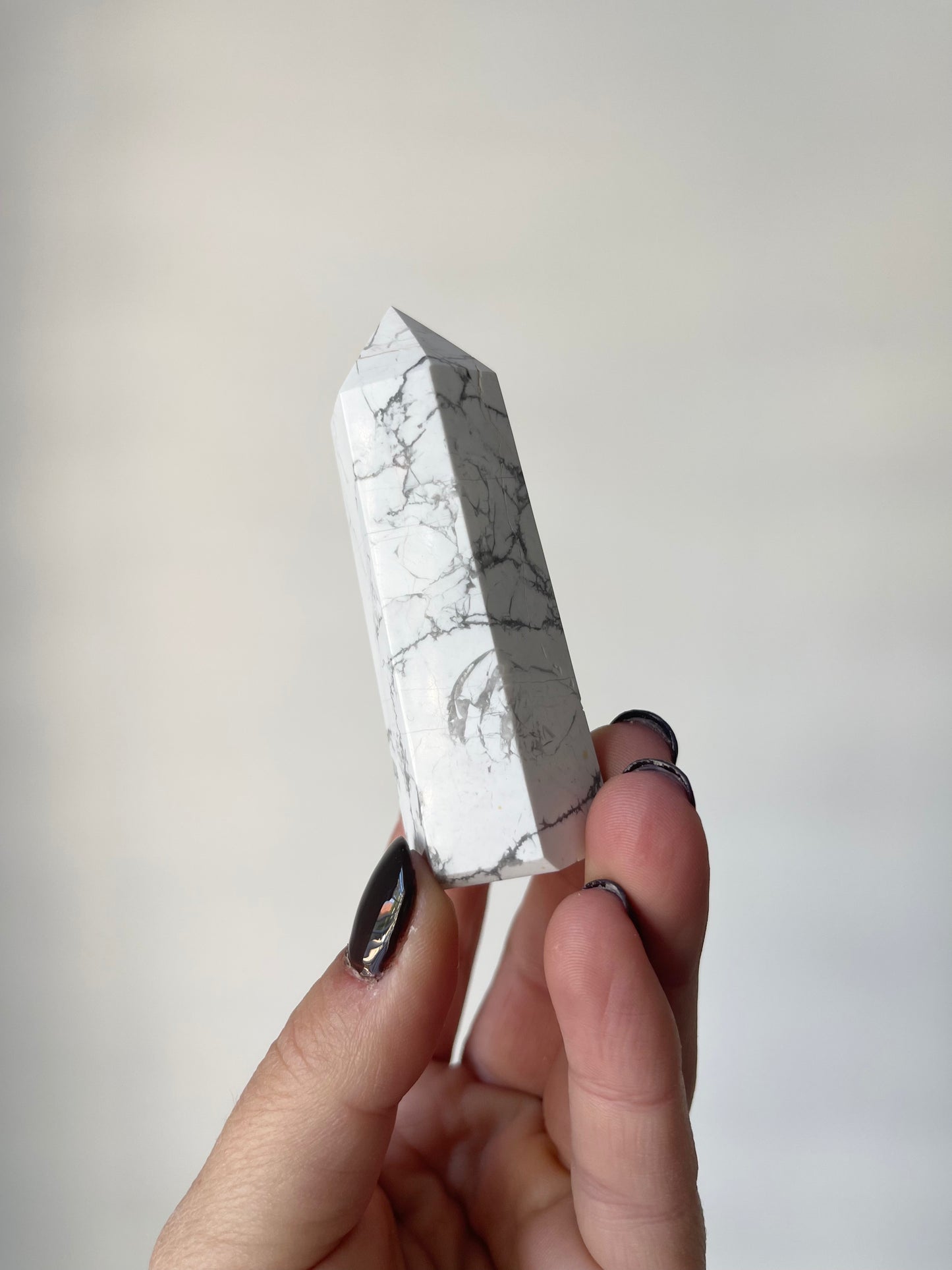 White Howlite Towers