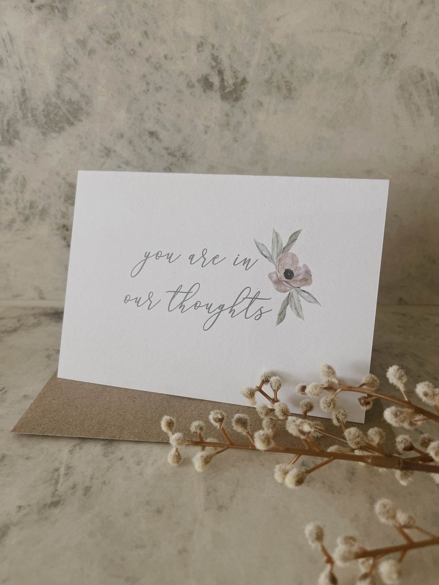 IN OUR THOUGHTS Card