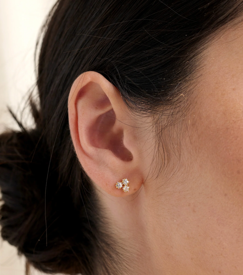 Petit Stud 18k Gold Plated Earrings