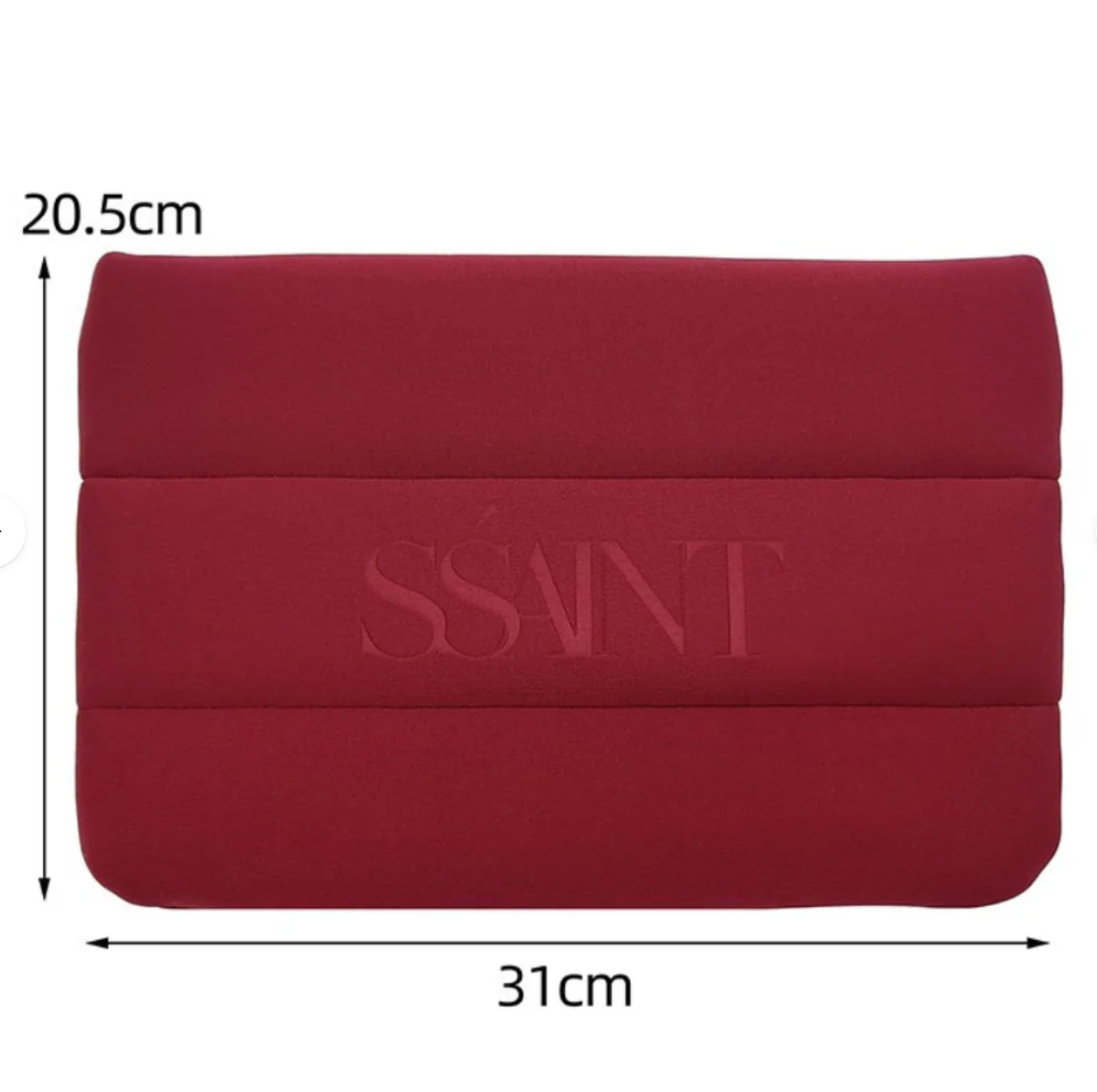 SŚAINT Neoprene Cherry Cosmetic Bag