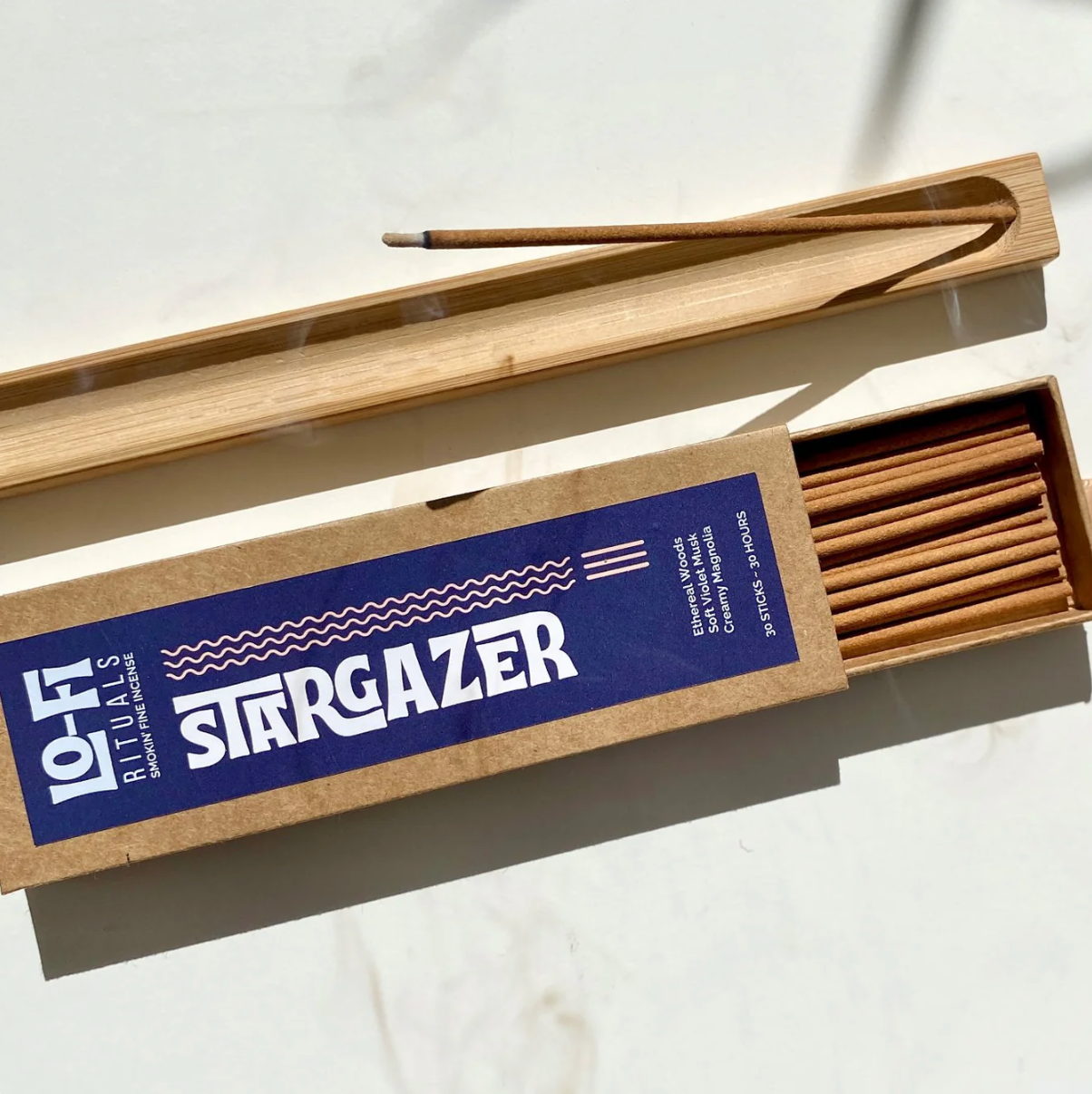 Lo-Fi Rituals Bamboo Incense Holder