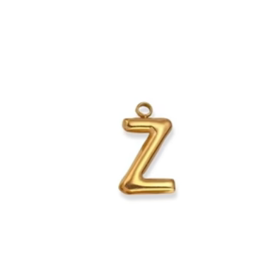 By Barny - Bubble Letter Charms - GOLD