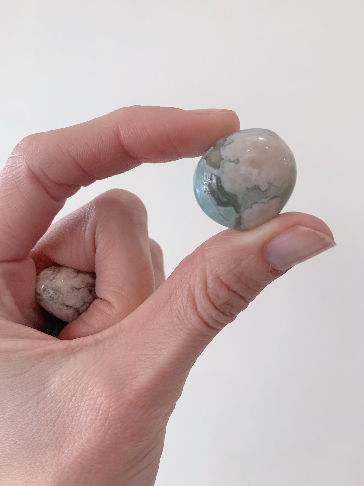 Flower Agate Tumbled Stones