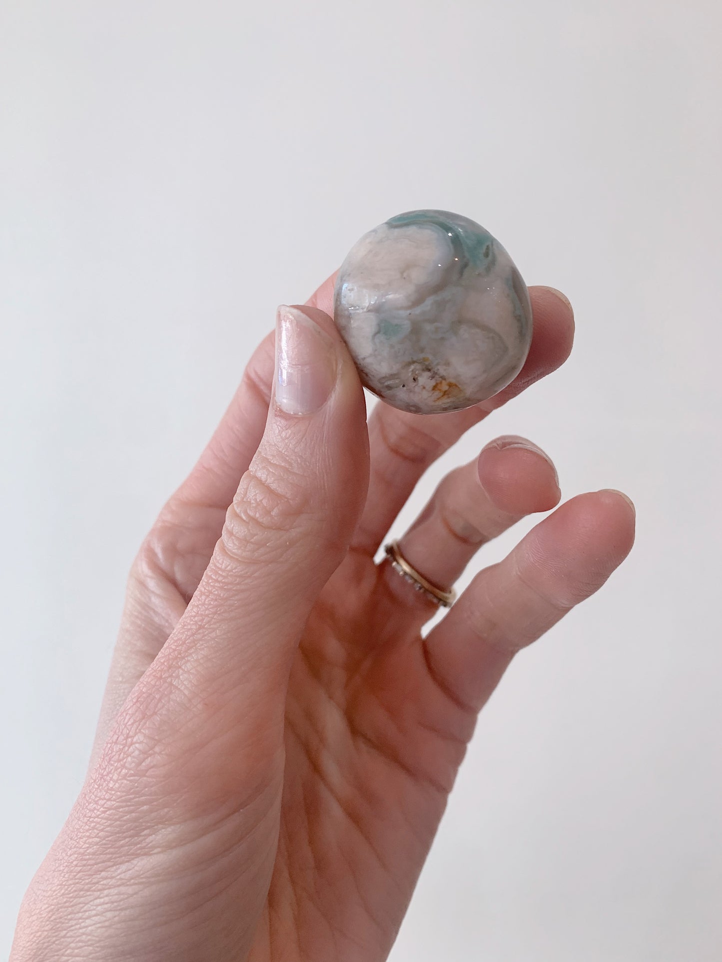Flower Agate Tumbled Stones