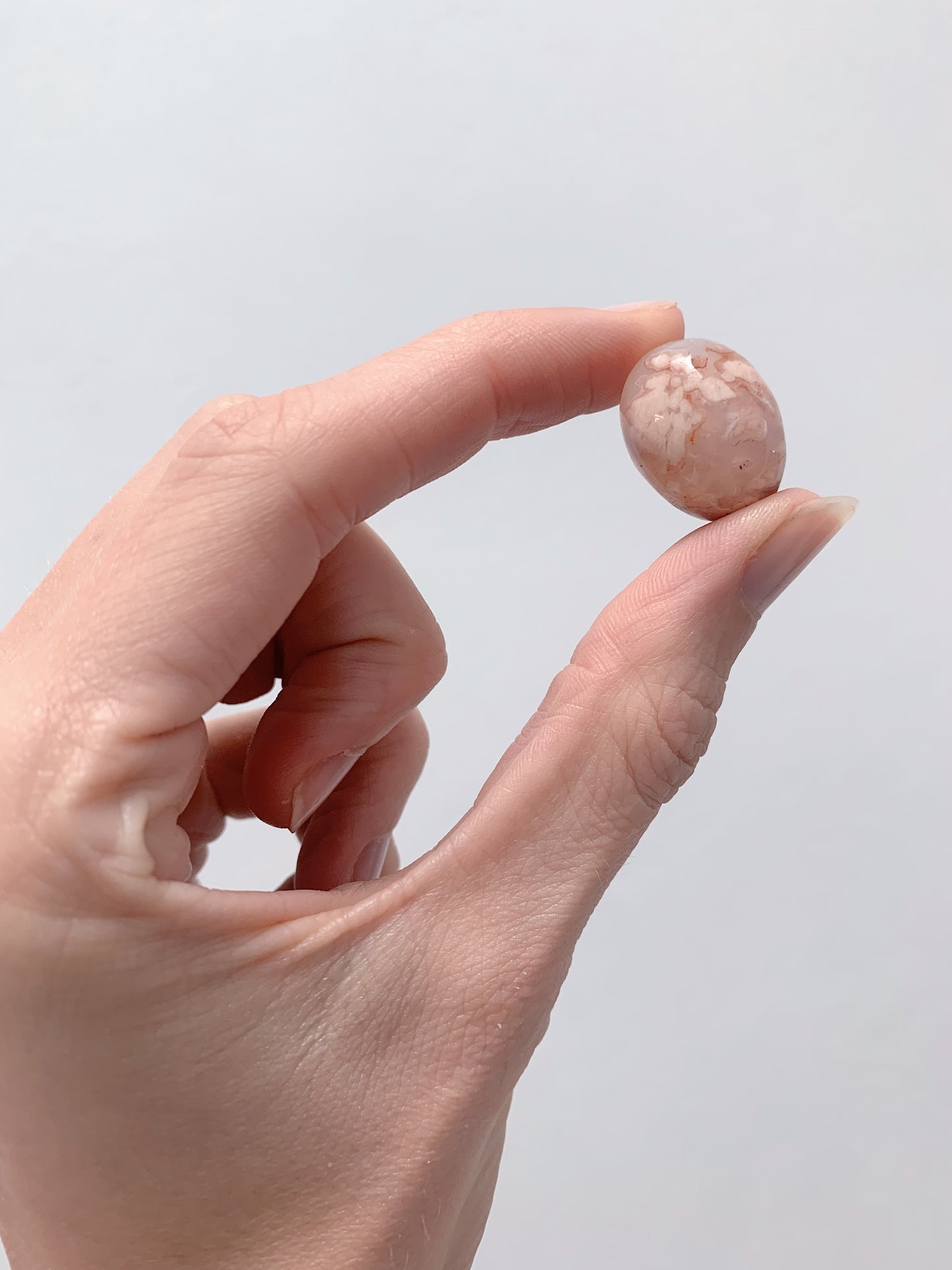 Flower Agate Tumbled Stones