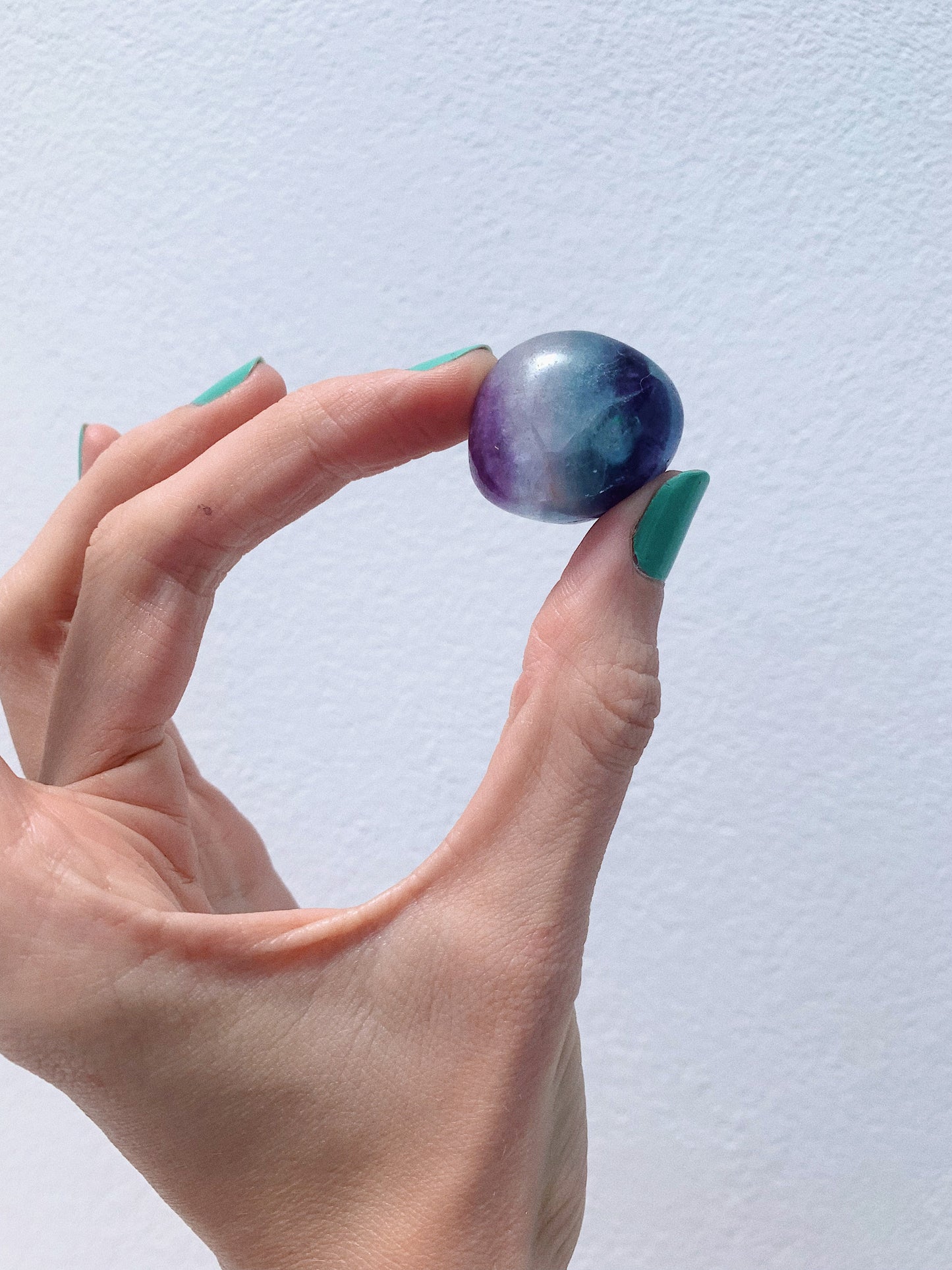 Rainbow Fluorite Tumbled Stones
