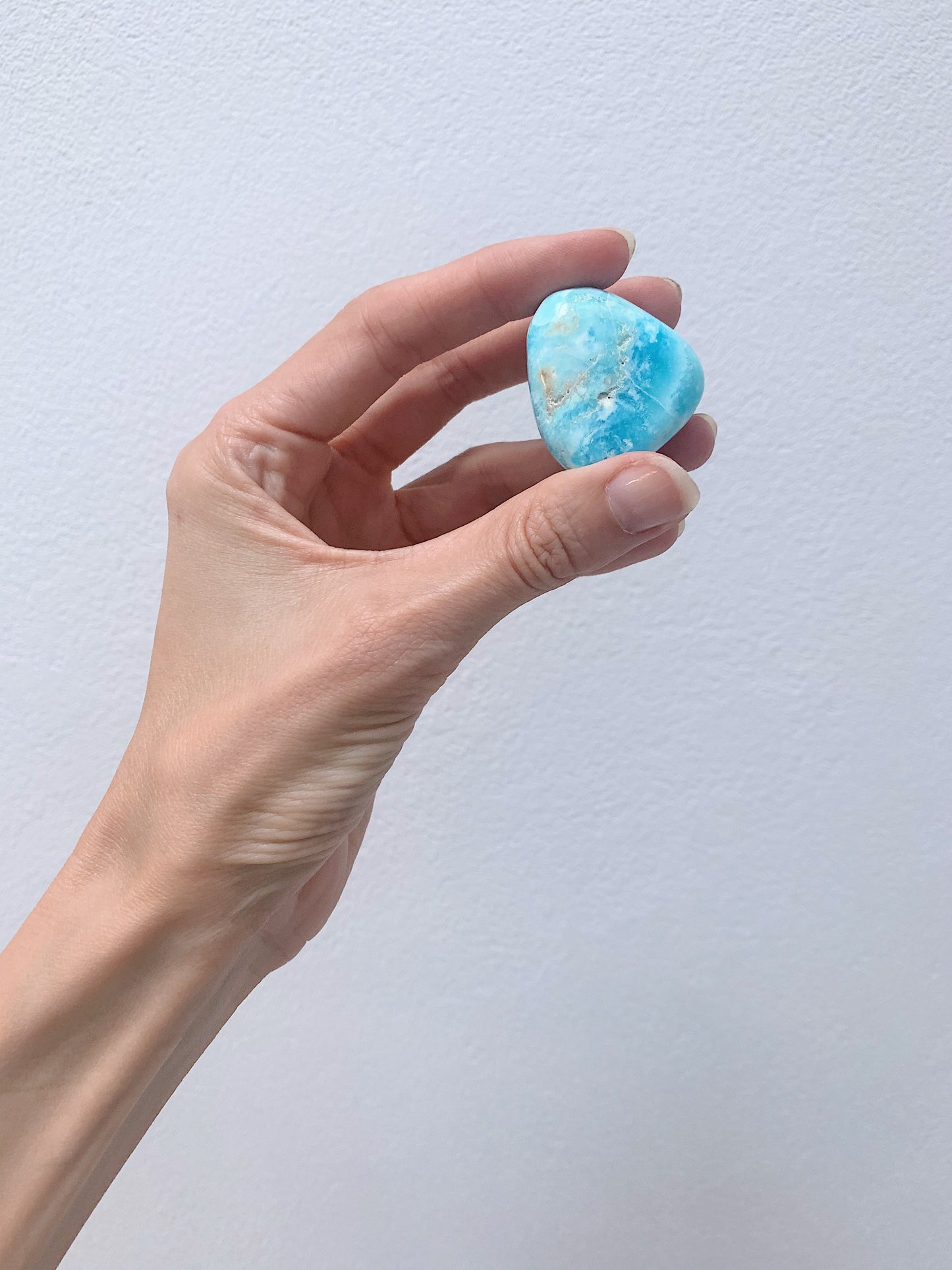 Blue Aragonite Tumbled Stones