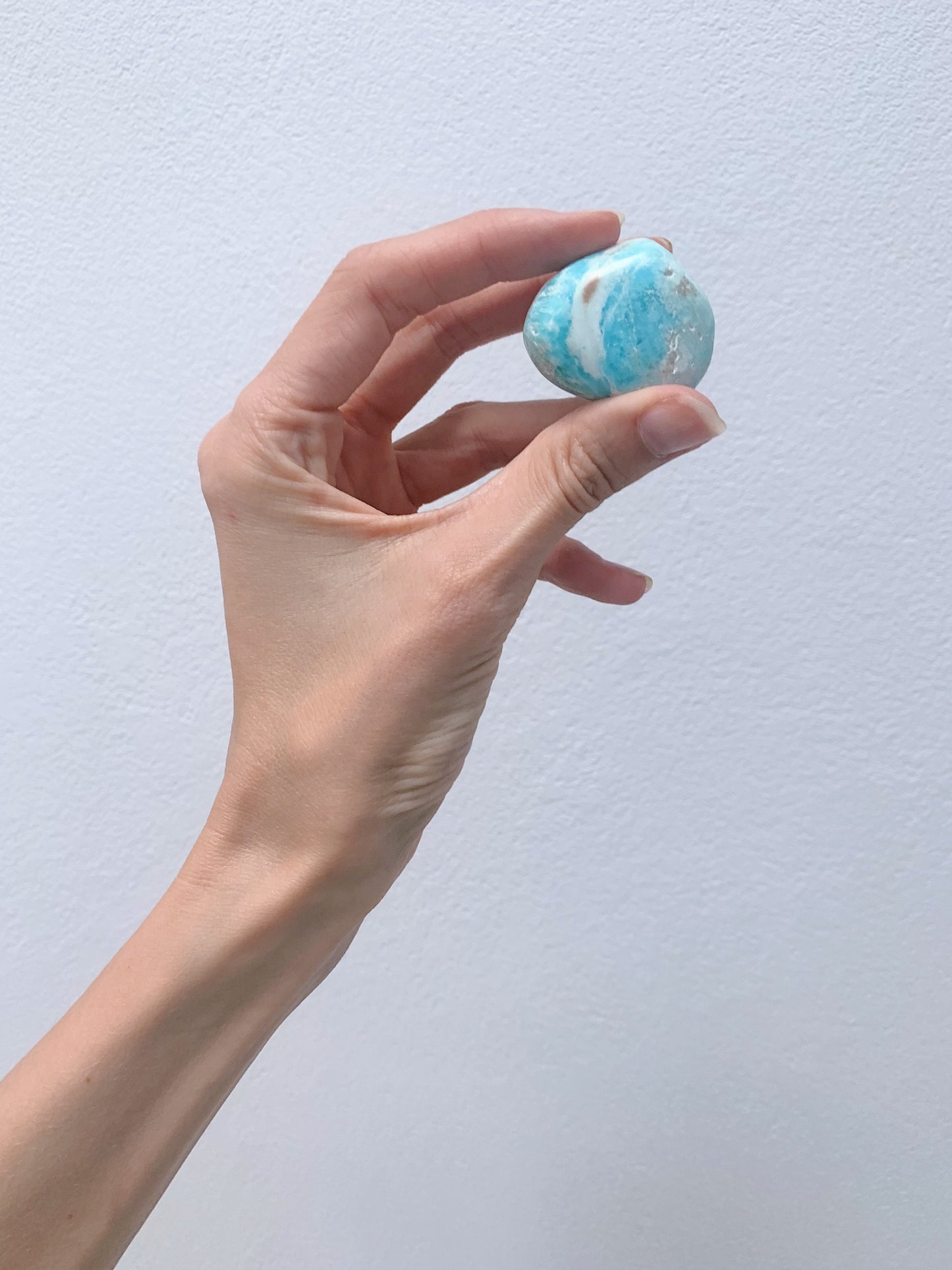Blue Aragonite Tumbled Stones