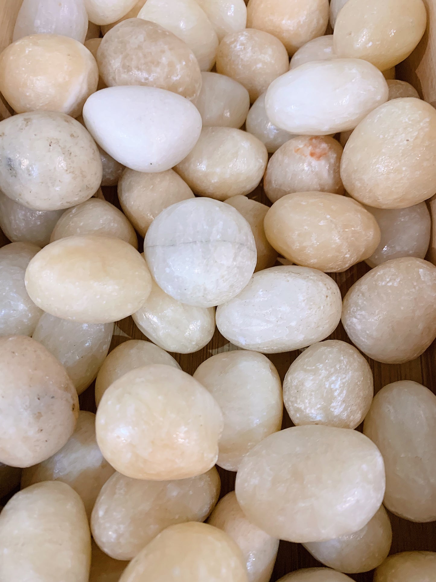 Orange Calcite Tumbled Stones