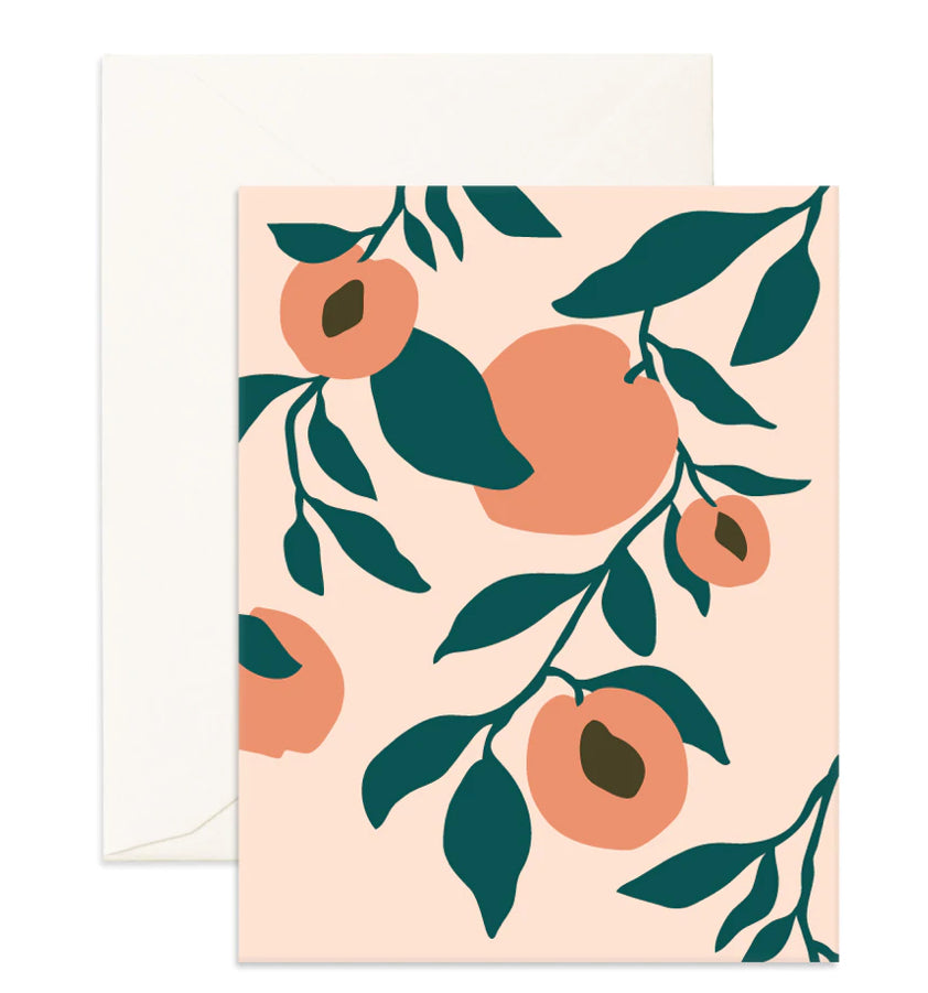 Peaches Greeting Card
