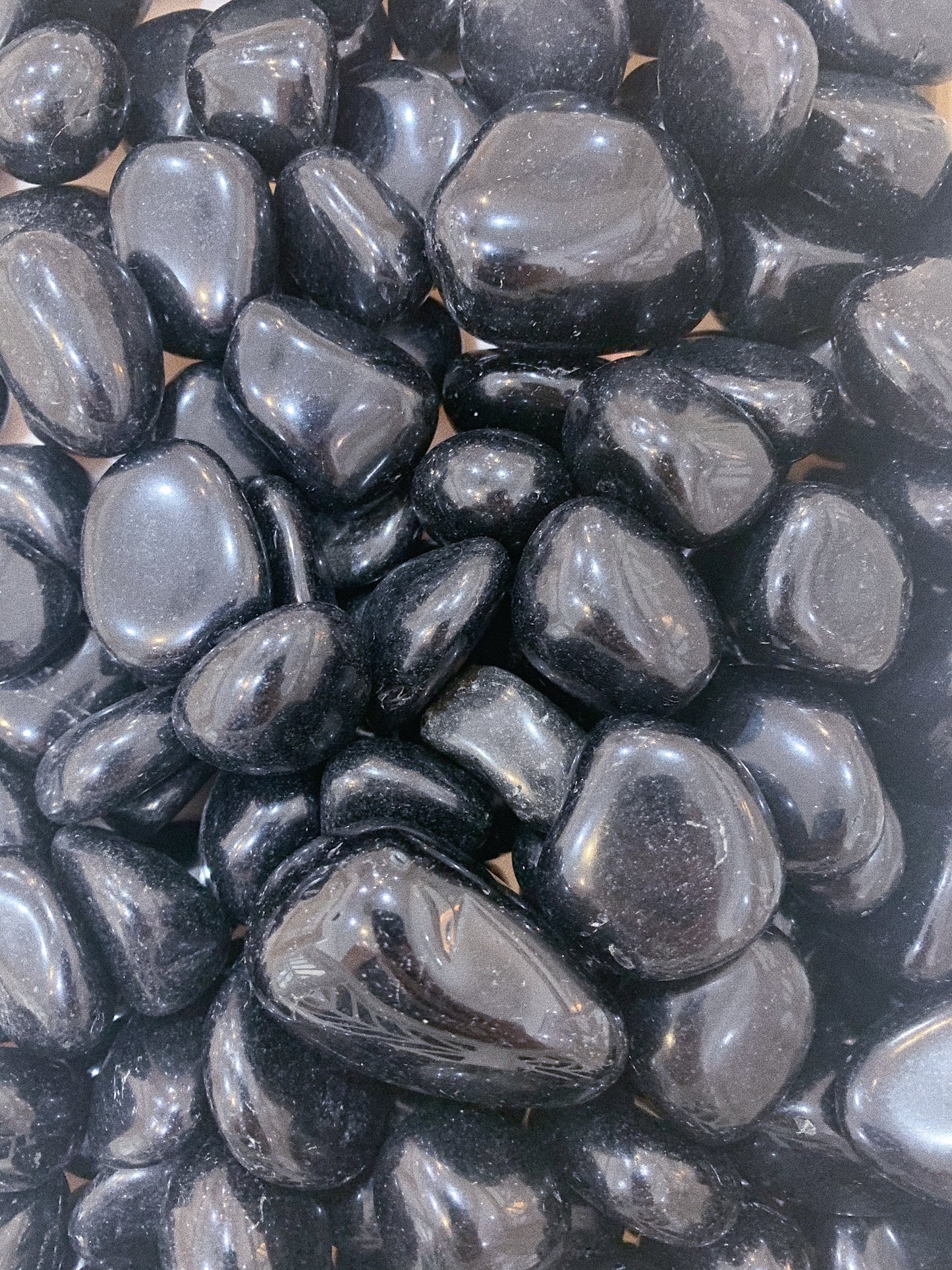 Black Obsidian Tumbled Stones