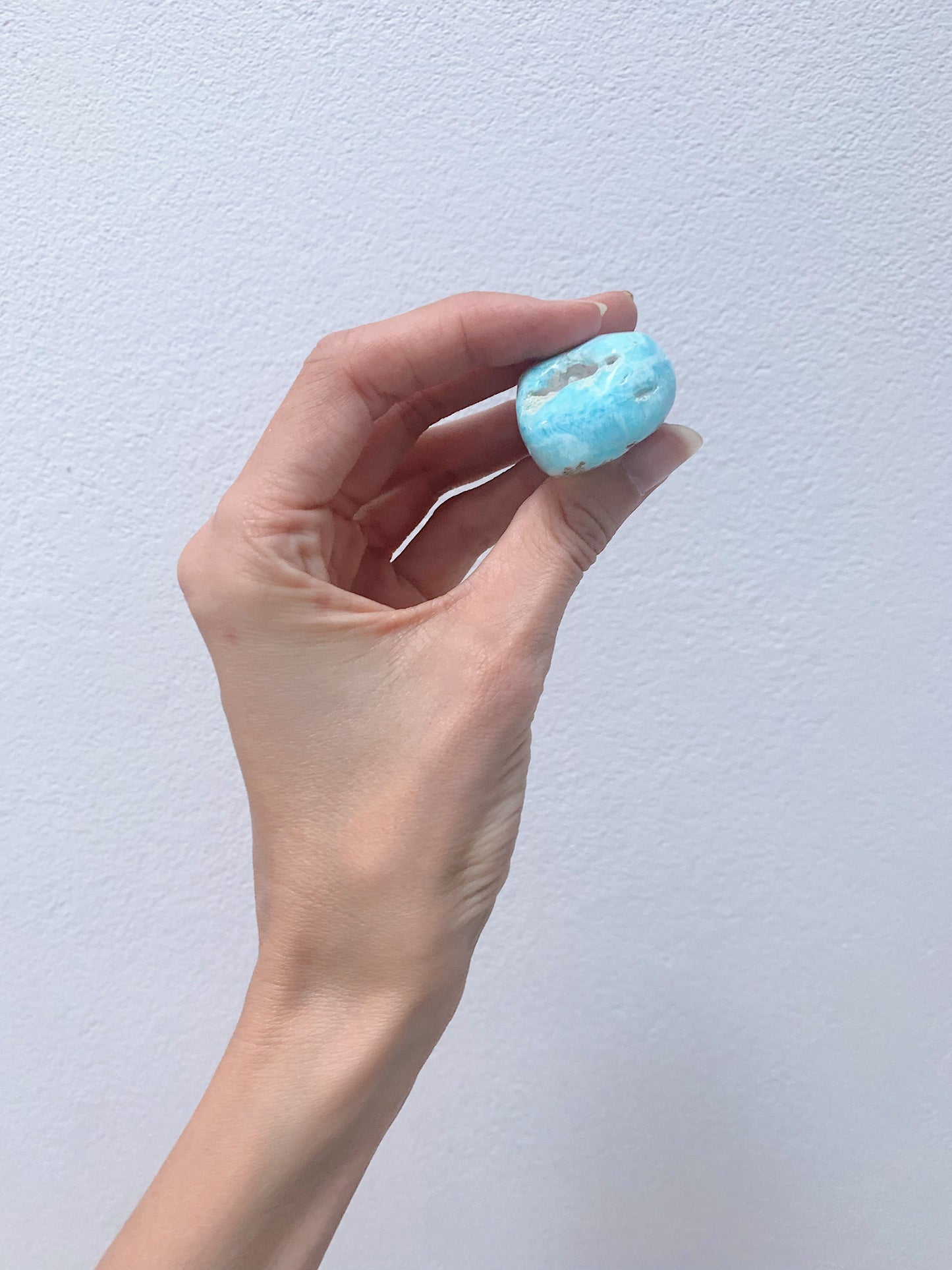 Blue Aragonite Tumbled Stones