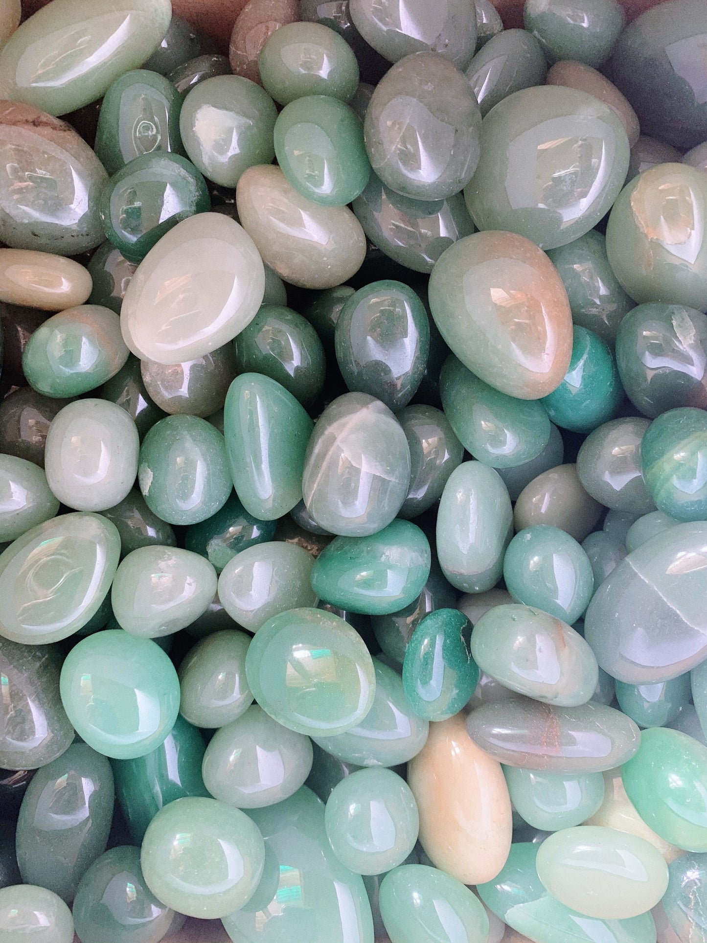 Green Aventurine Tumbled Stones