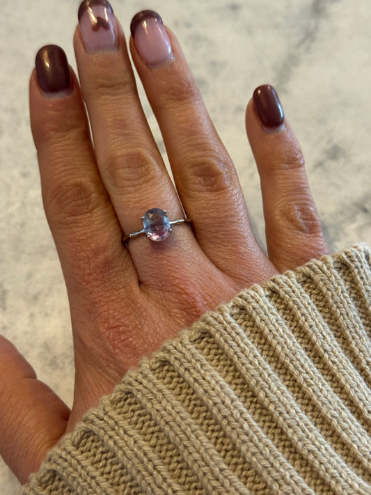 Adjustable Crystal Rings