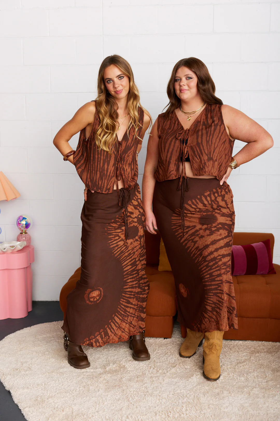 MUSE YIN YANG SKIRT - GOLDEN HOUR (SECONDS SALE)