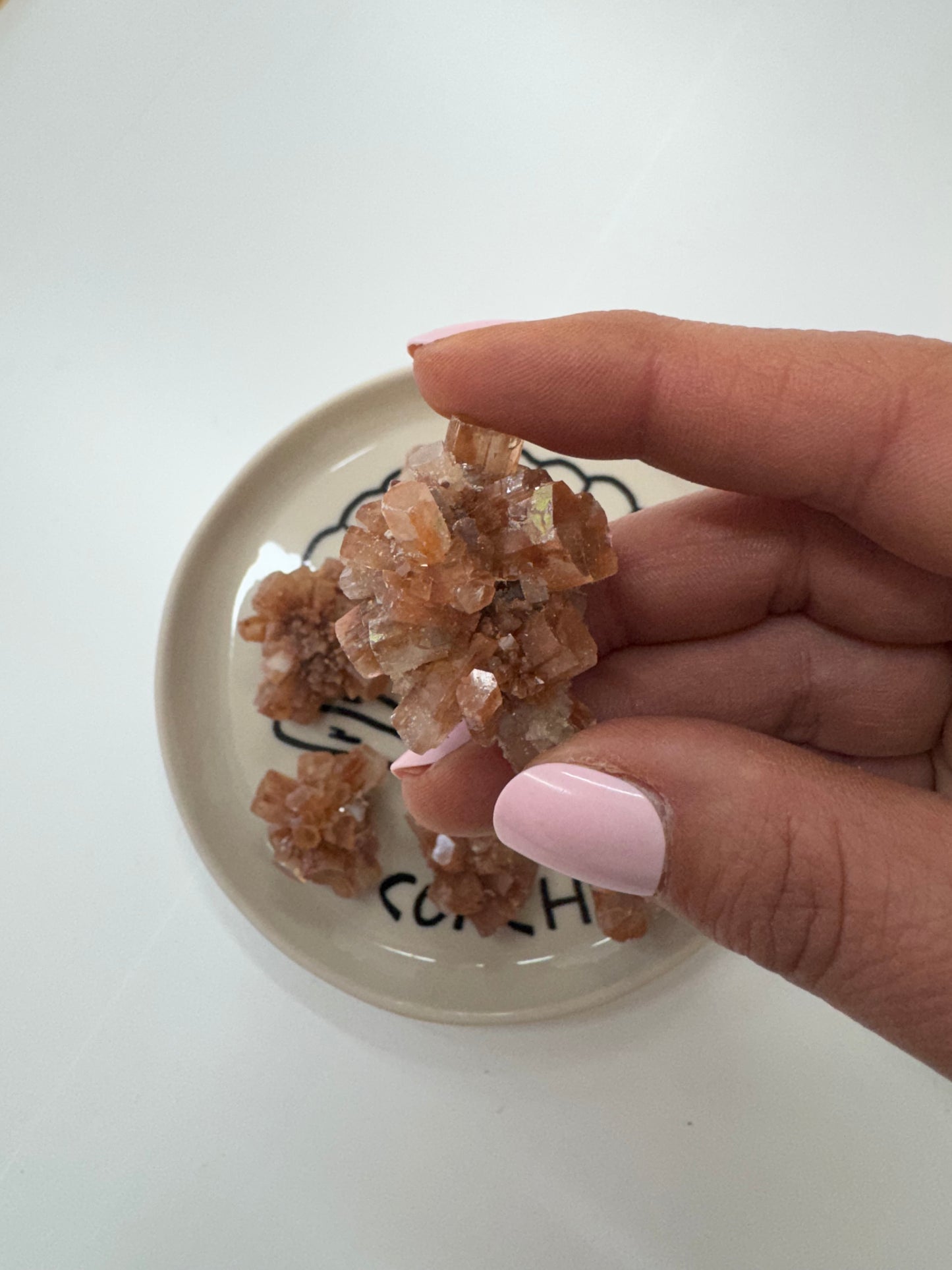 Aragonite Sputnik Clusters