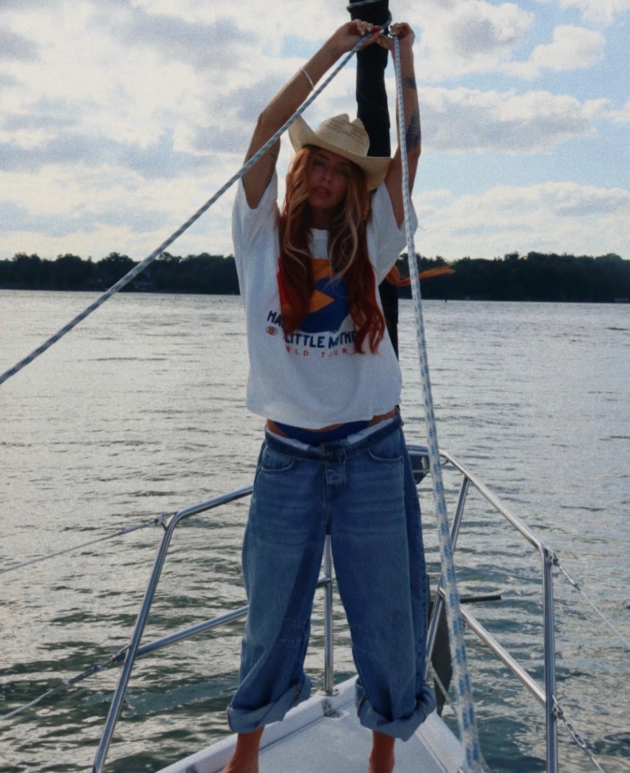 World Tour Tee - Happy Little Mother