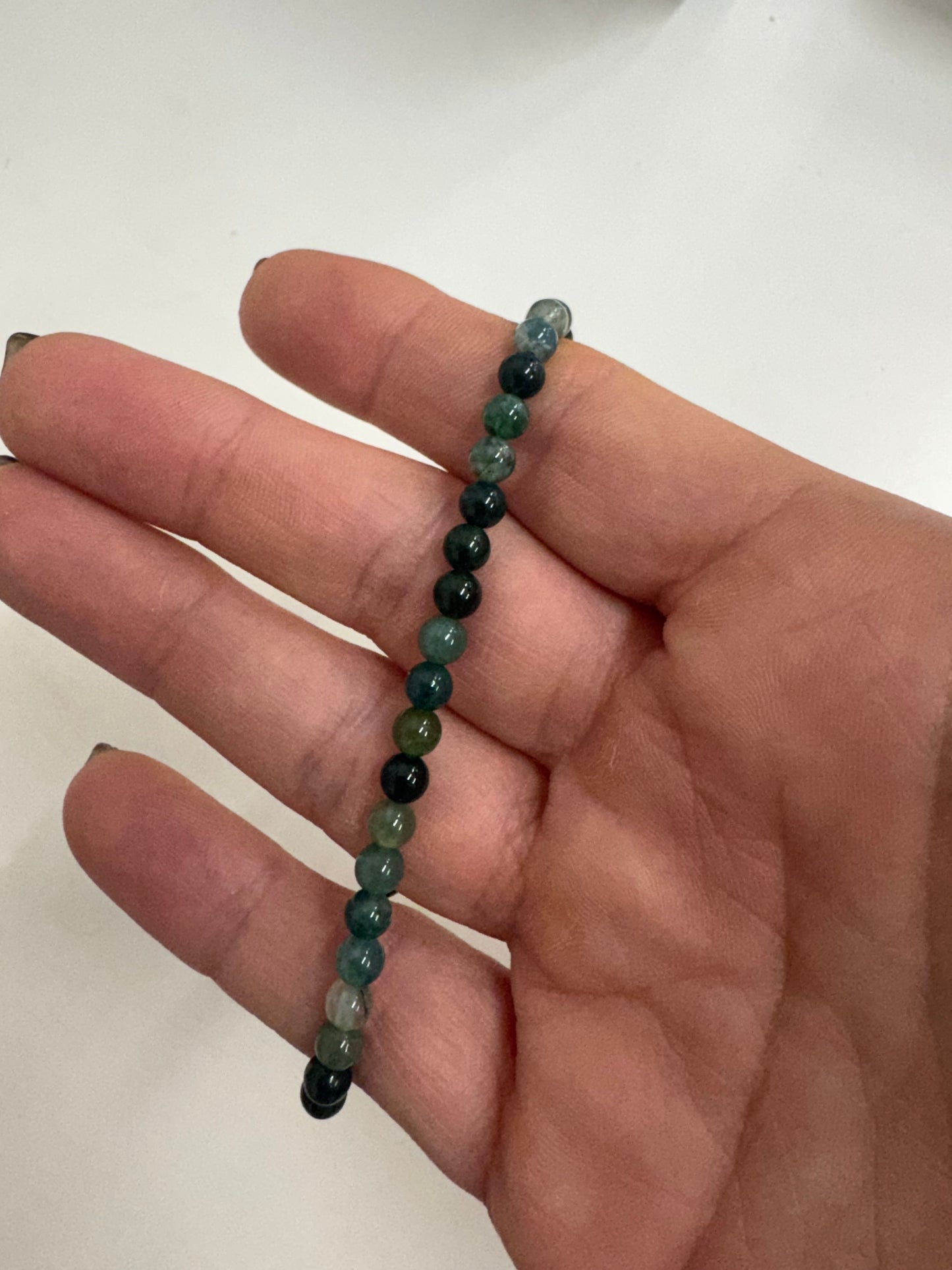 4mm Beaded Crystal Bracelet