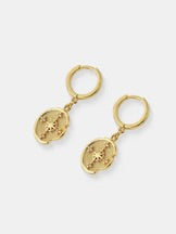 Eclipse 18K Gold Plated Earrings