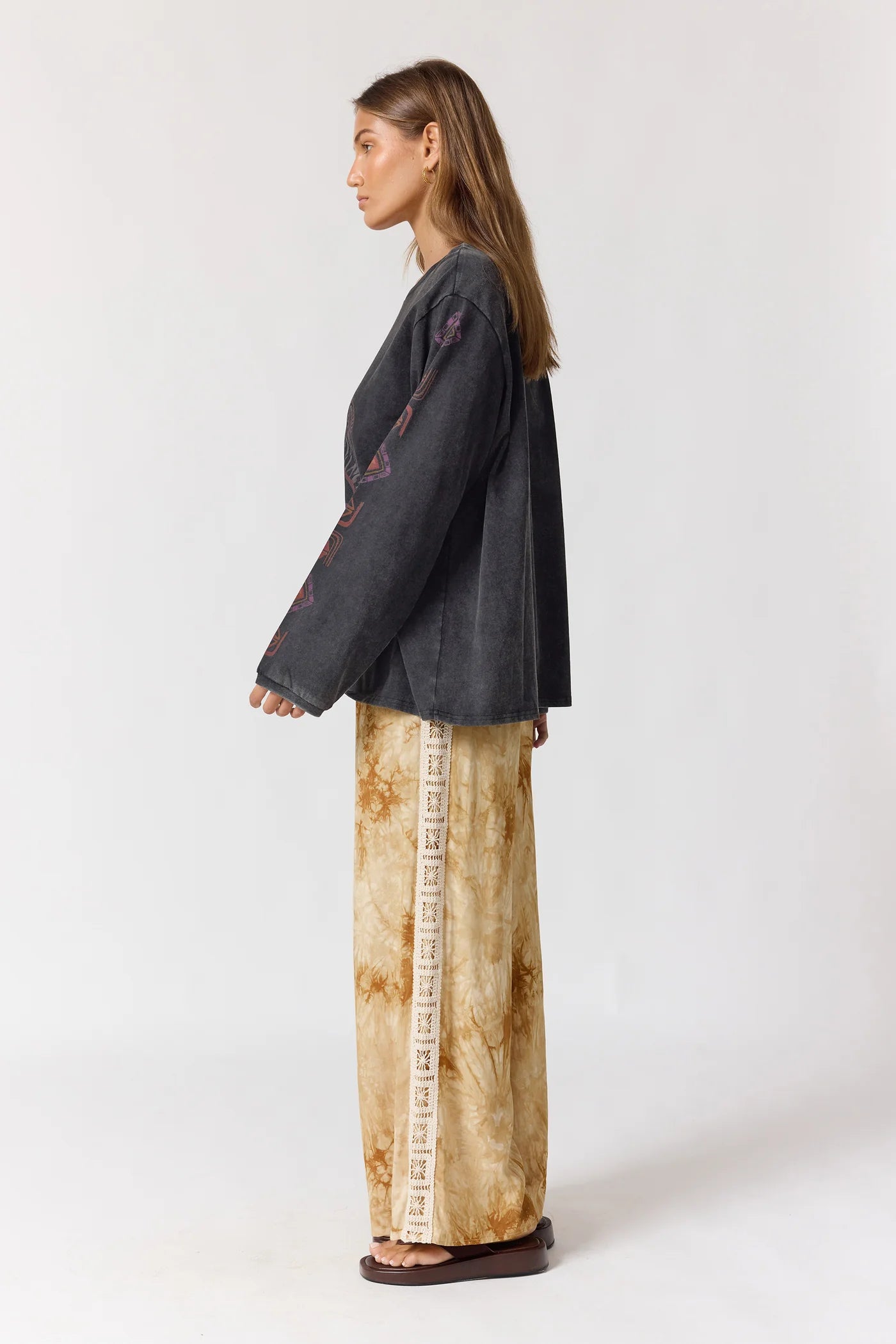 MIRAGE LONG SLEEVE TEE - NOIR