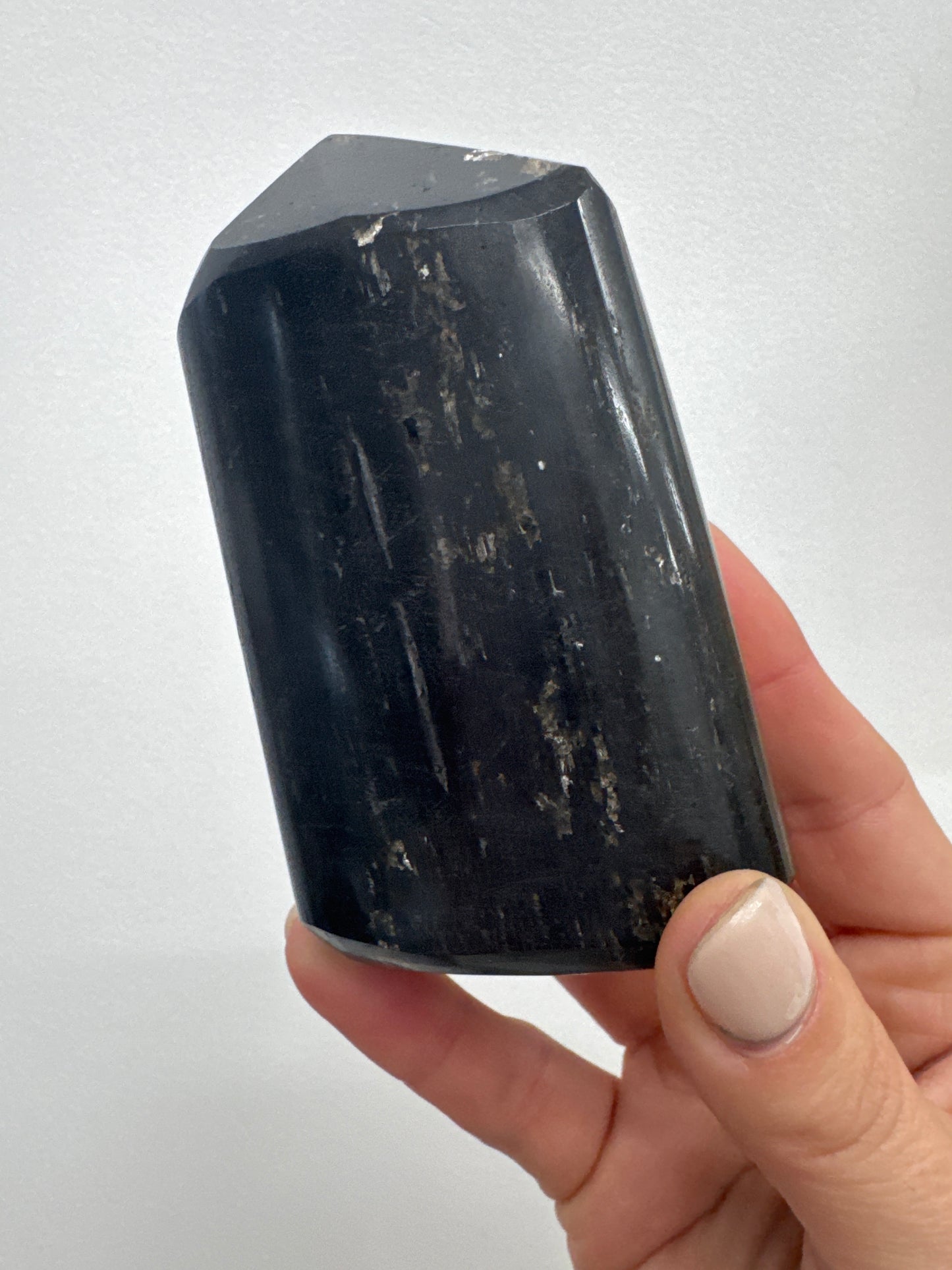 Black Tourmaline Freeform Tower