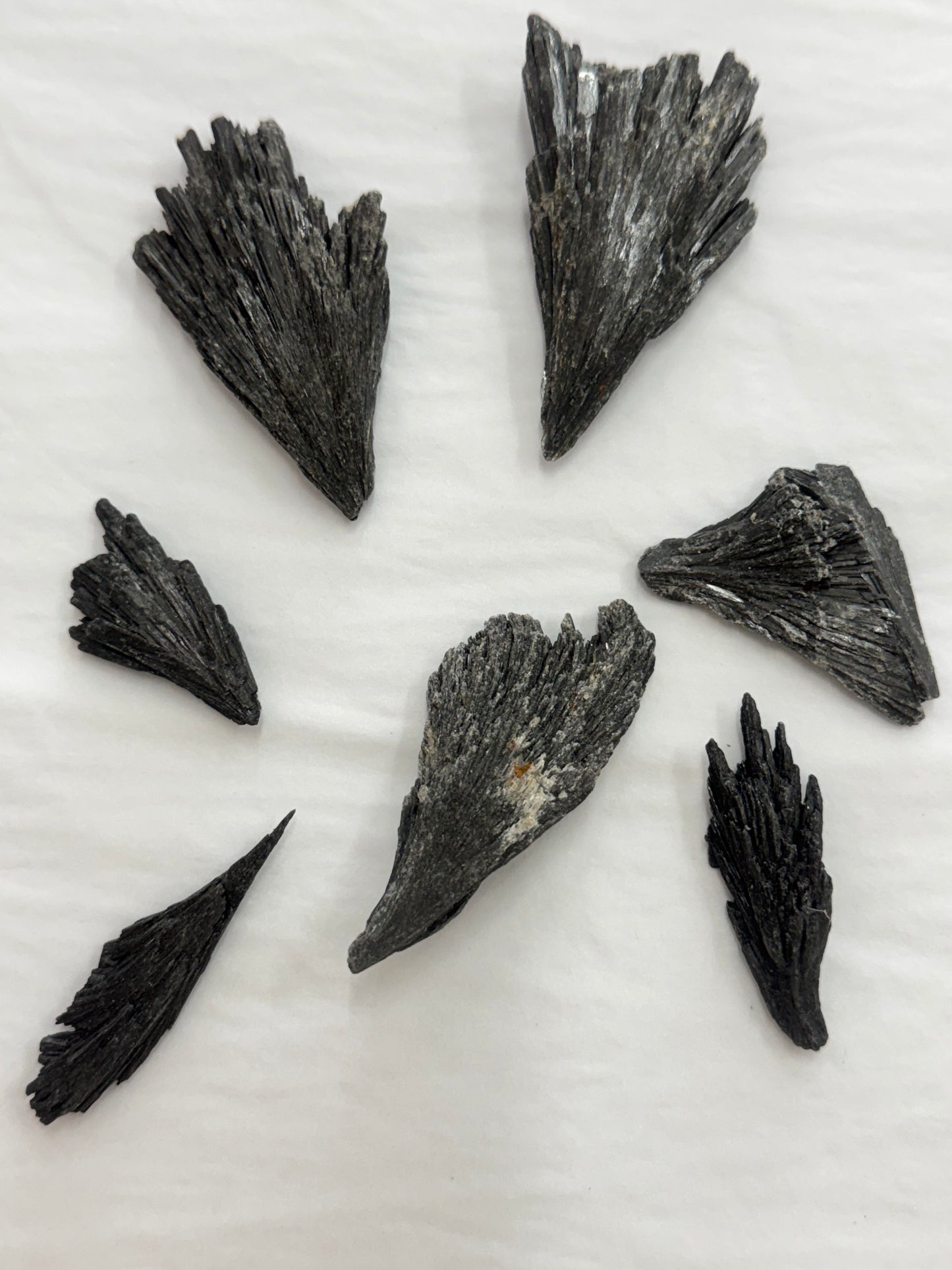 Black Kyanite roughs