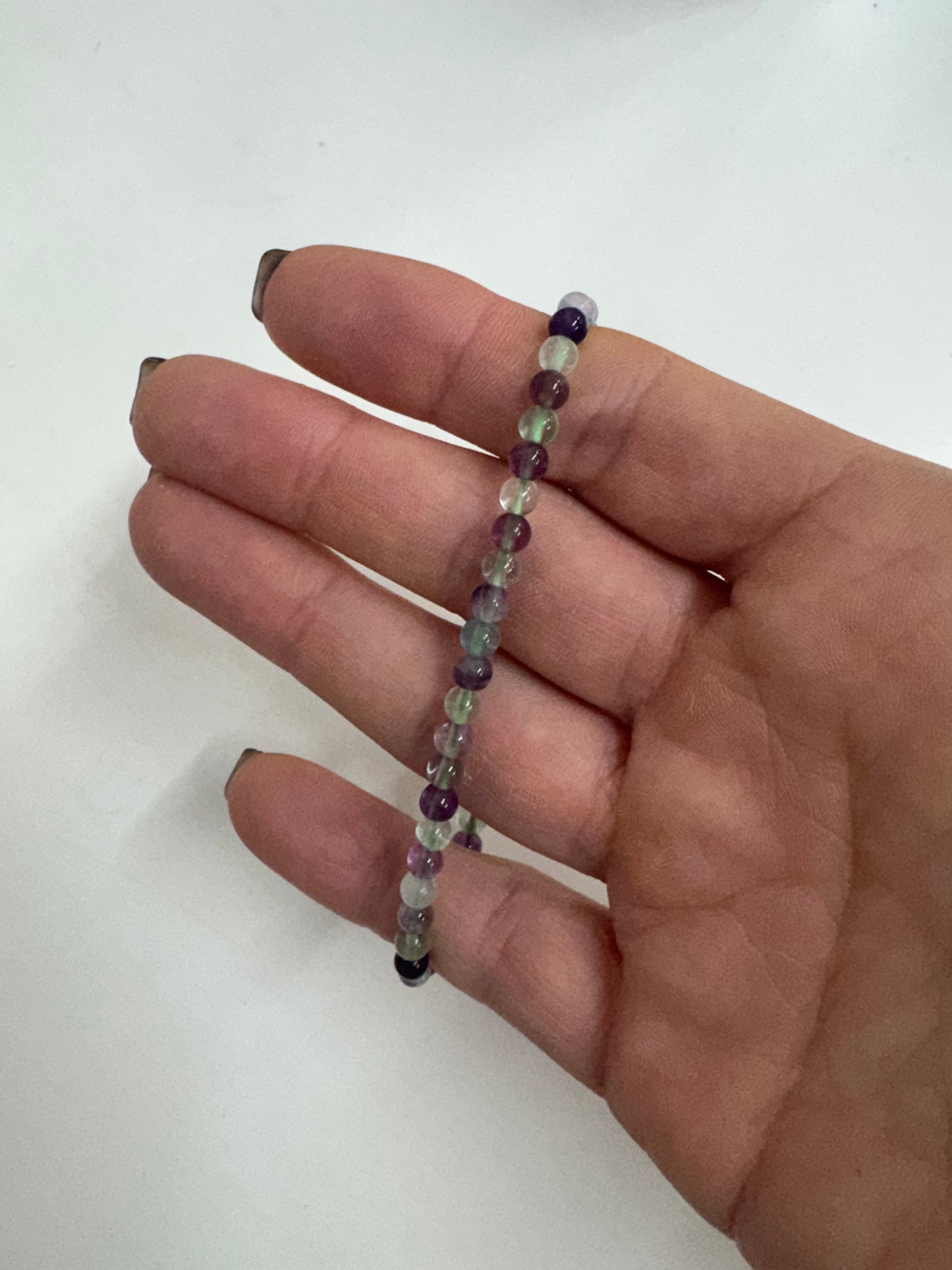 4mm Beaded Crystal Bracelet