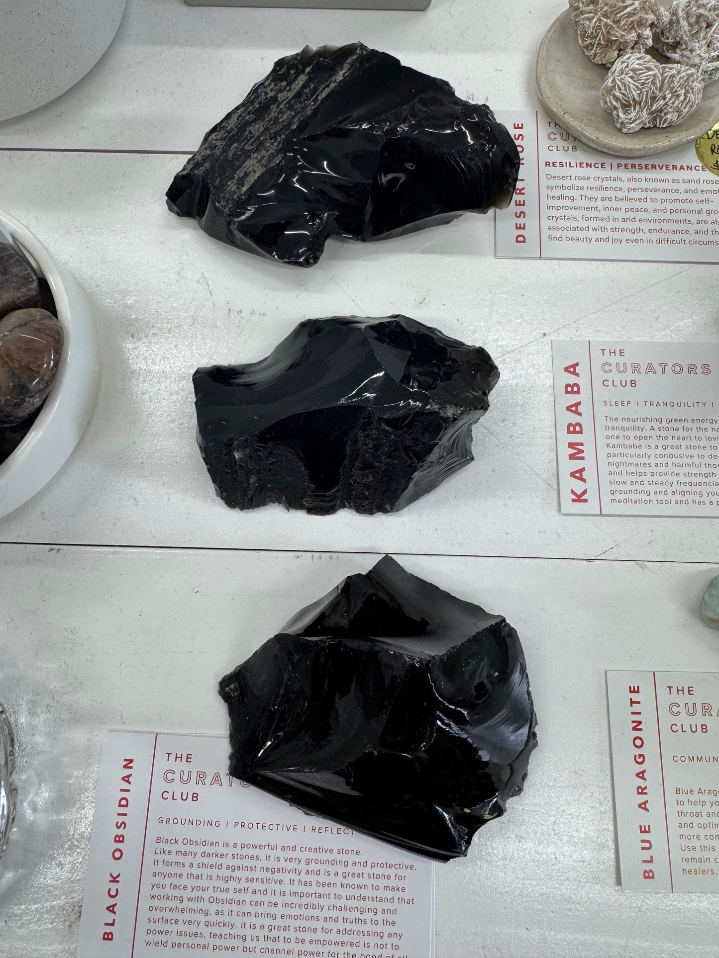 Black Obsidian - natural specimen