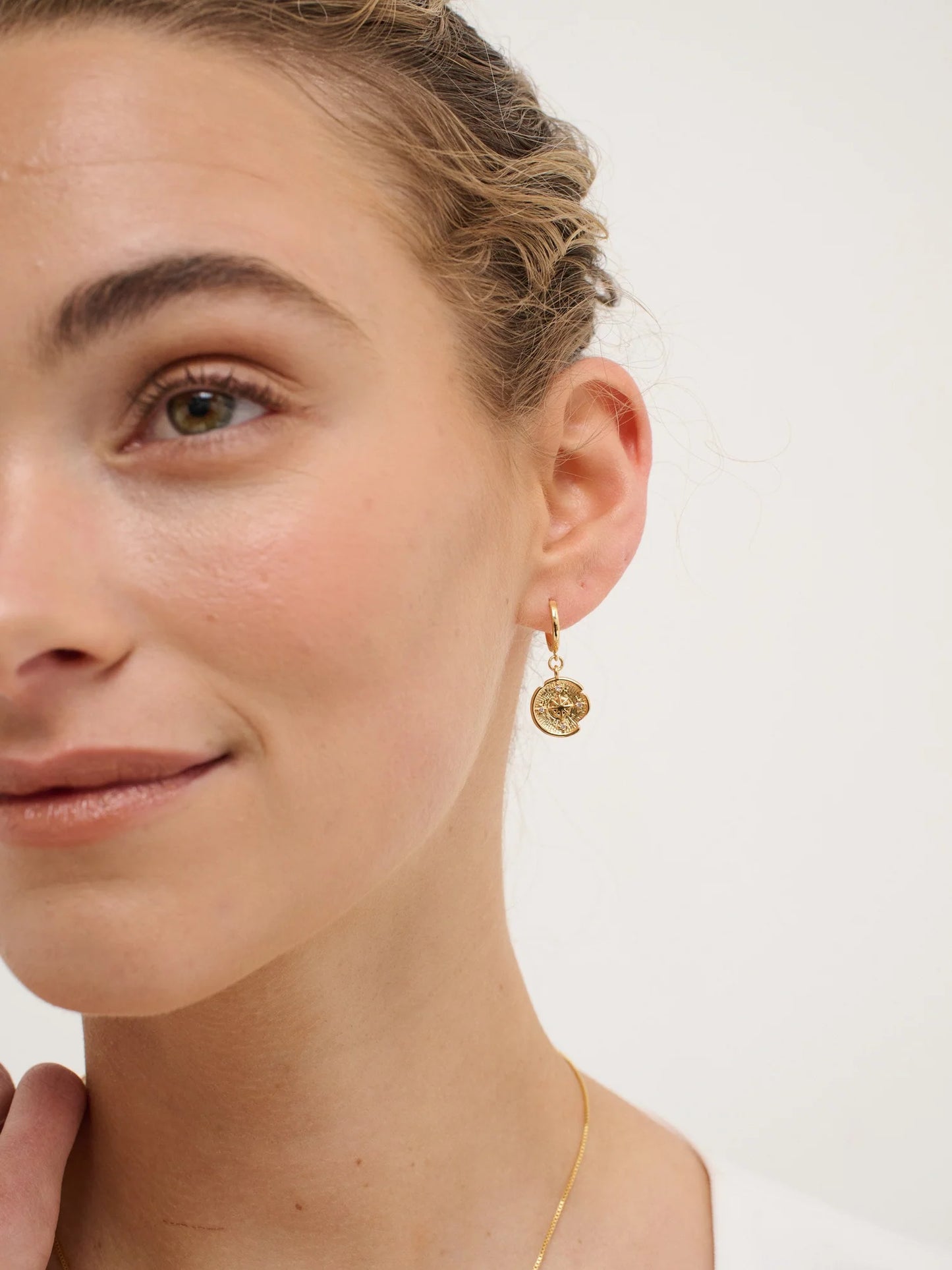 Eclipse 18K Gold Plated Earrings